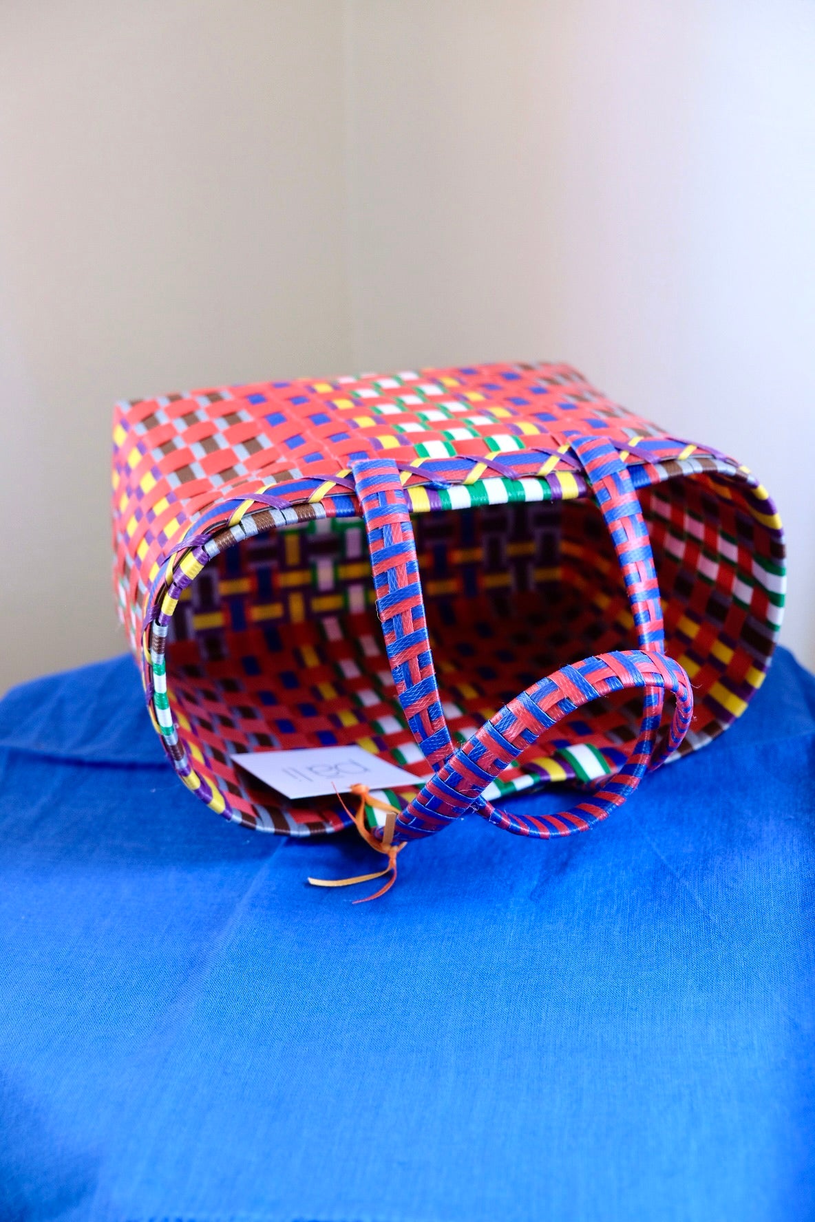 Pali Market Basket Mini - Red/Blue/Yellow/White