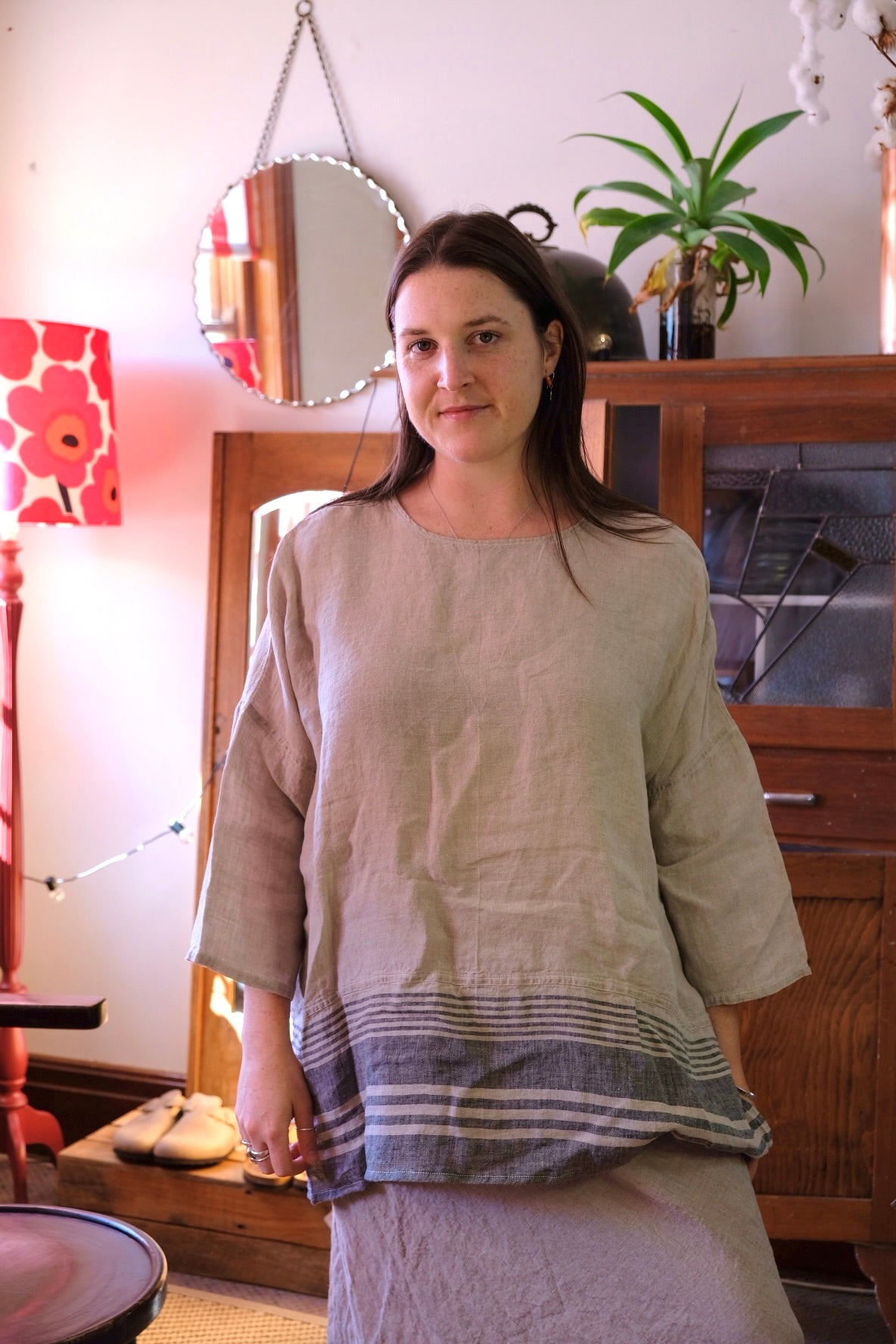 CAMICIA PINTURICCHIO - Tela Moma - Naturale