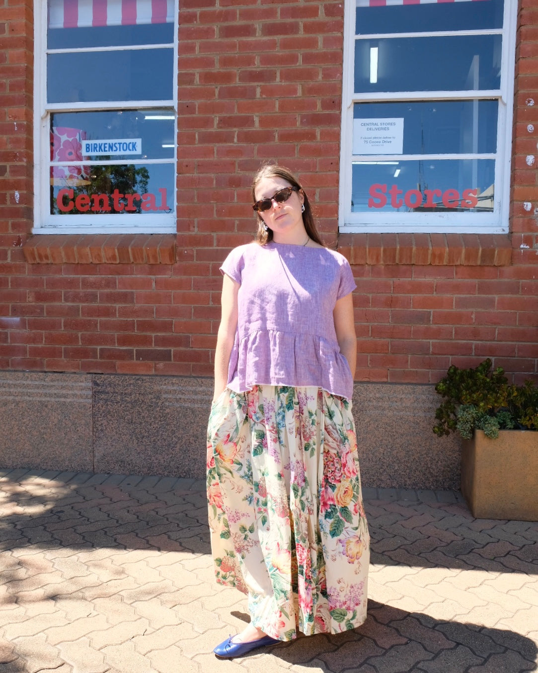 Ulla Skirt in Bouquet Print
