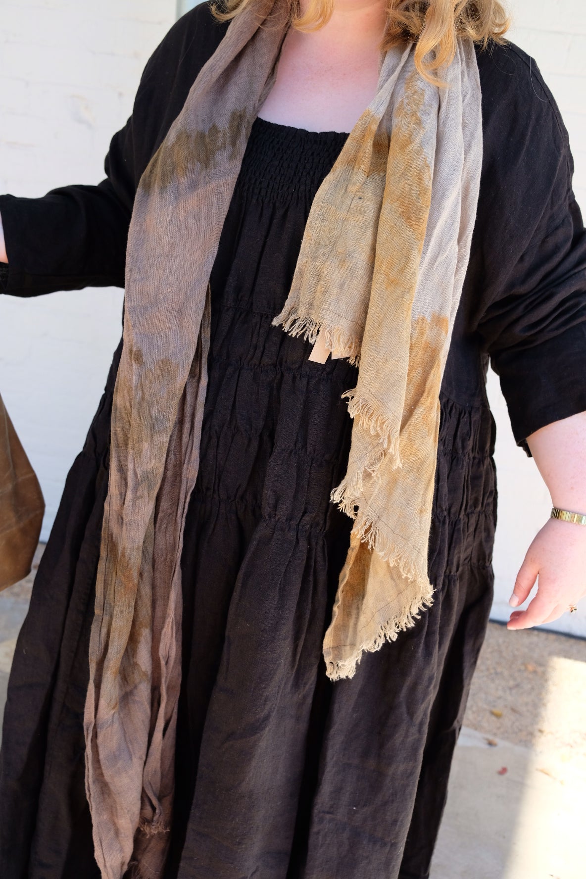 Ania Medium Scarf - warm tones