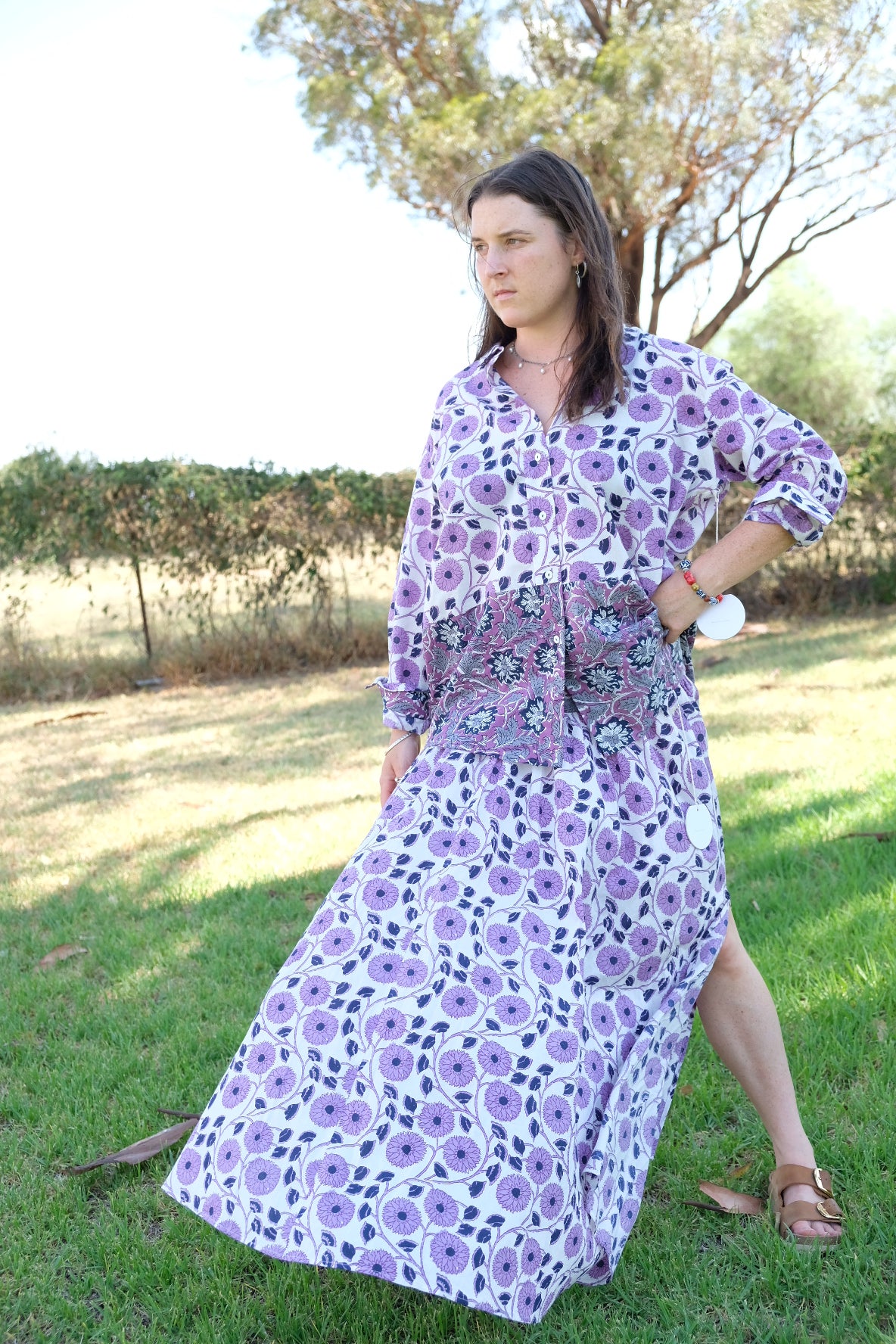Zinnia Floral Skirt