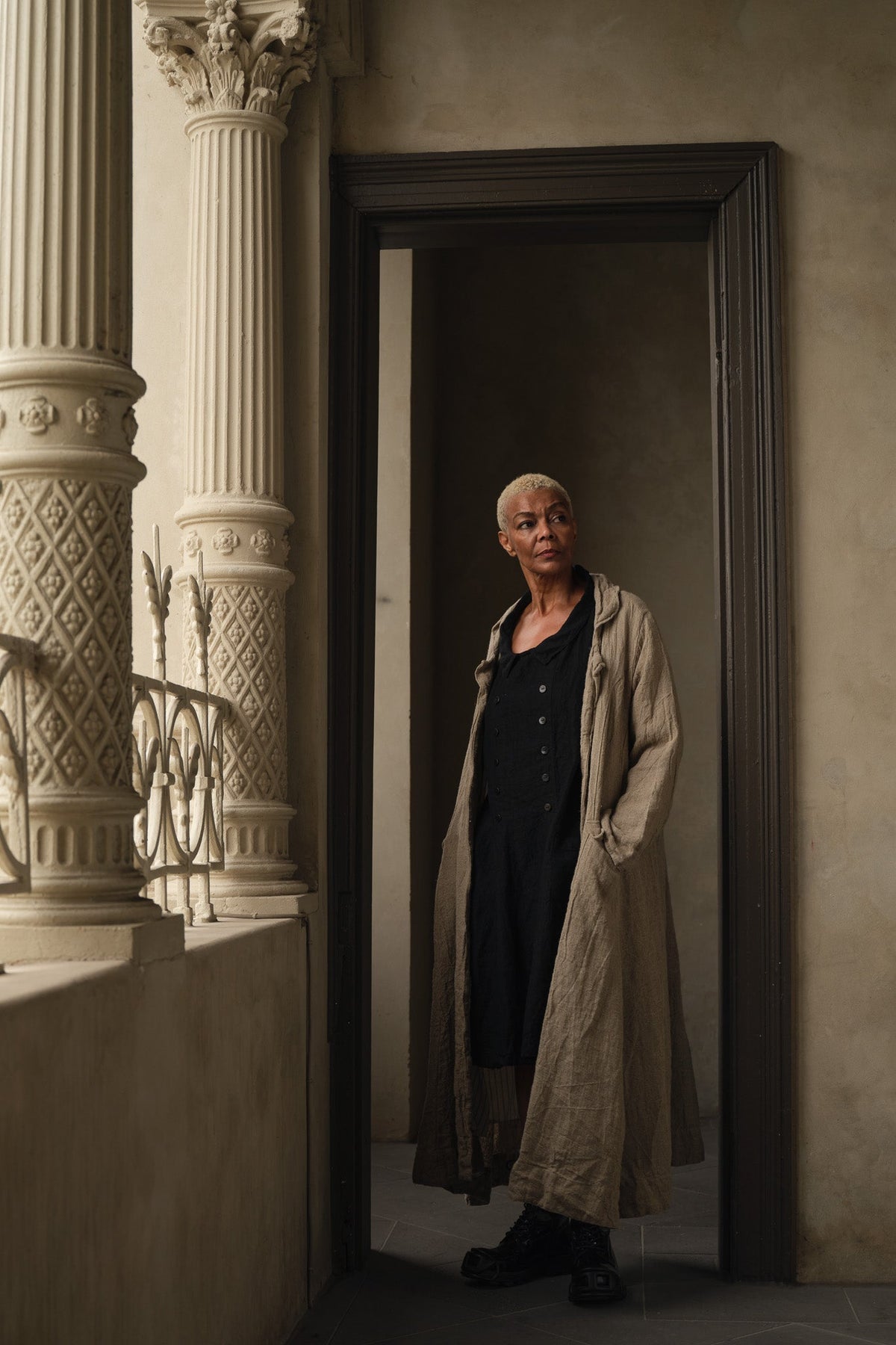 Olivier Coat - Raw Linen