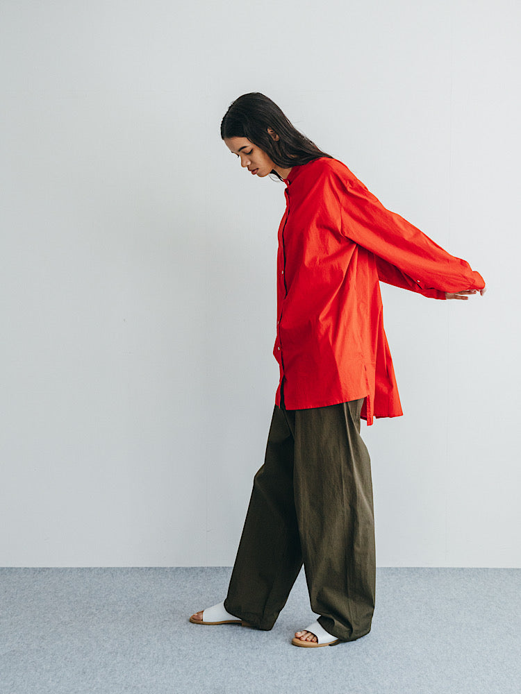 Ila Cotton Shirt - tomato Red