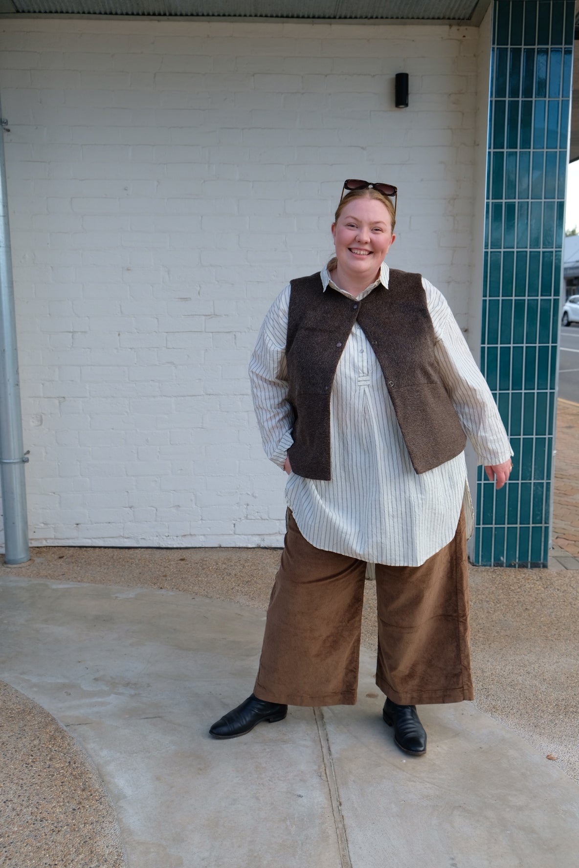 Violet Vest - Wool mohair