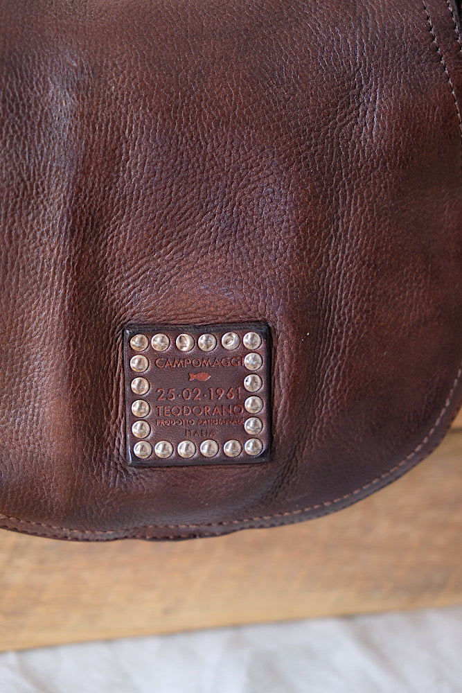 Gemini Crossbody bag - dark brown