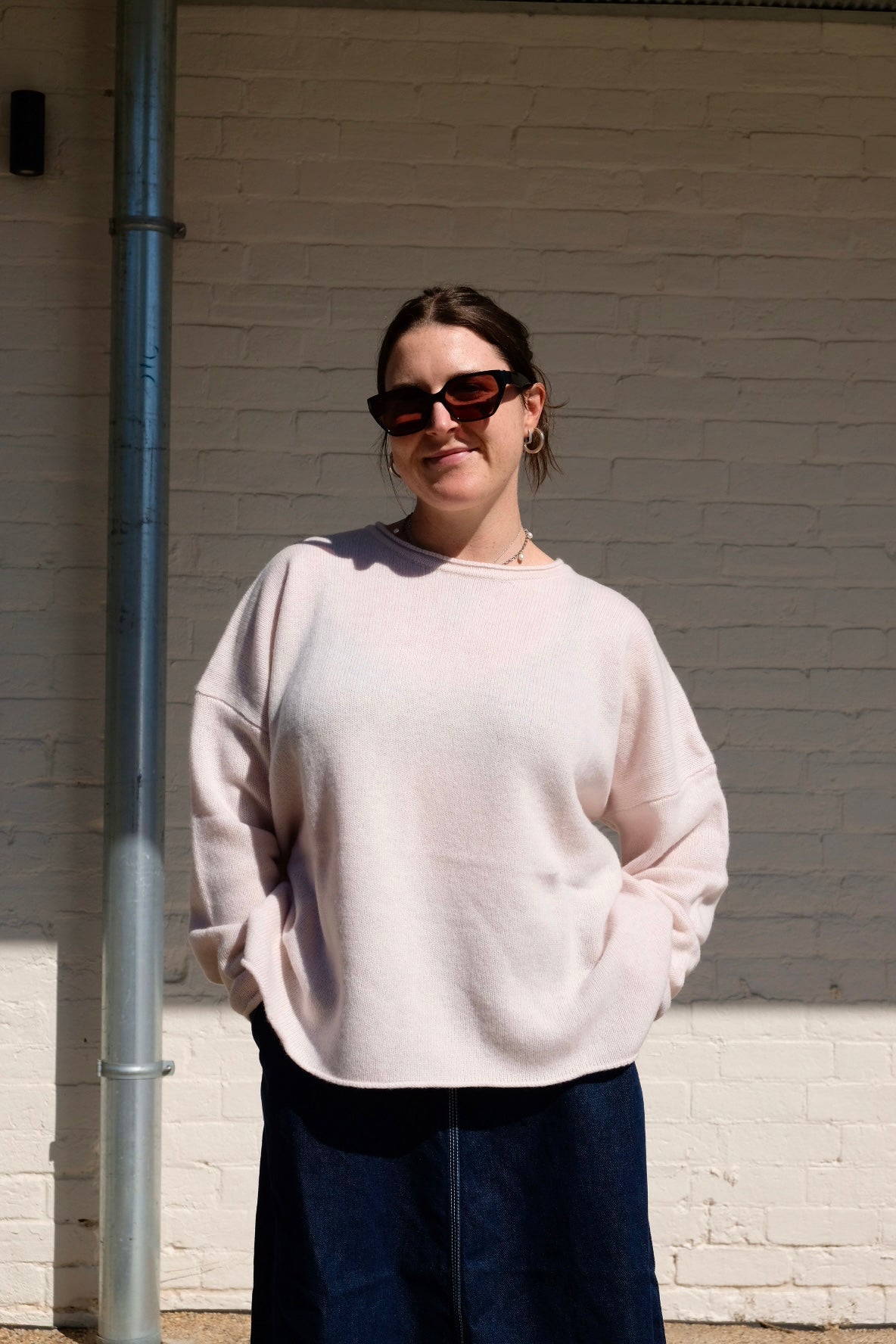 Lambswool Jumper - Rose