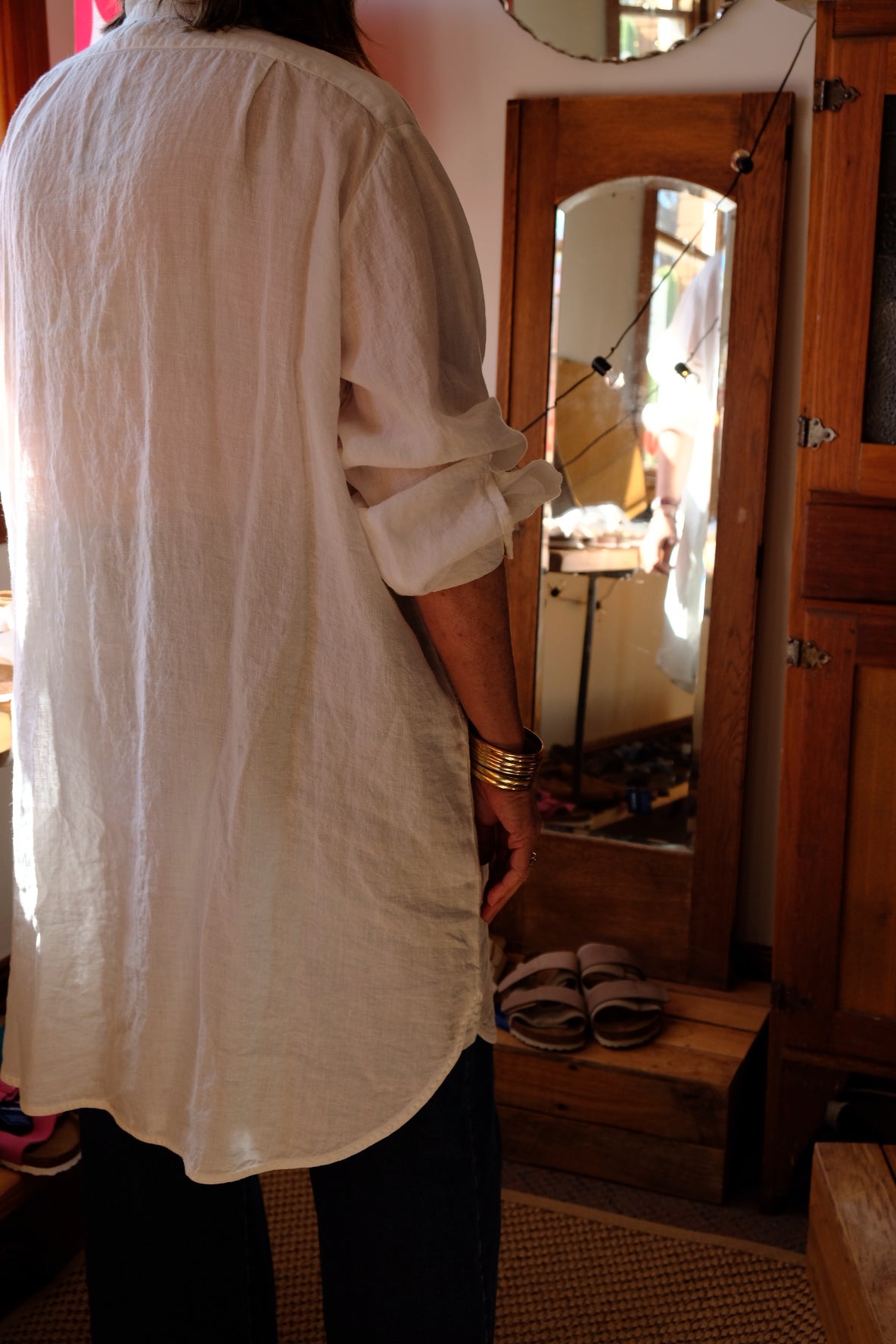 Manon Tunic - Classic White Linen