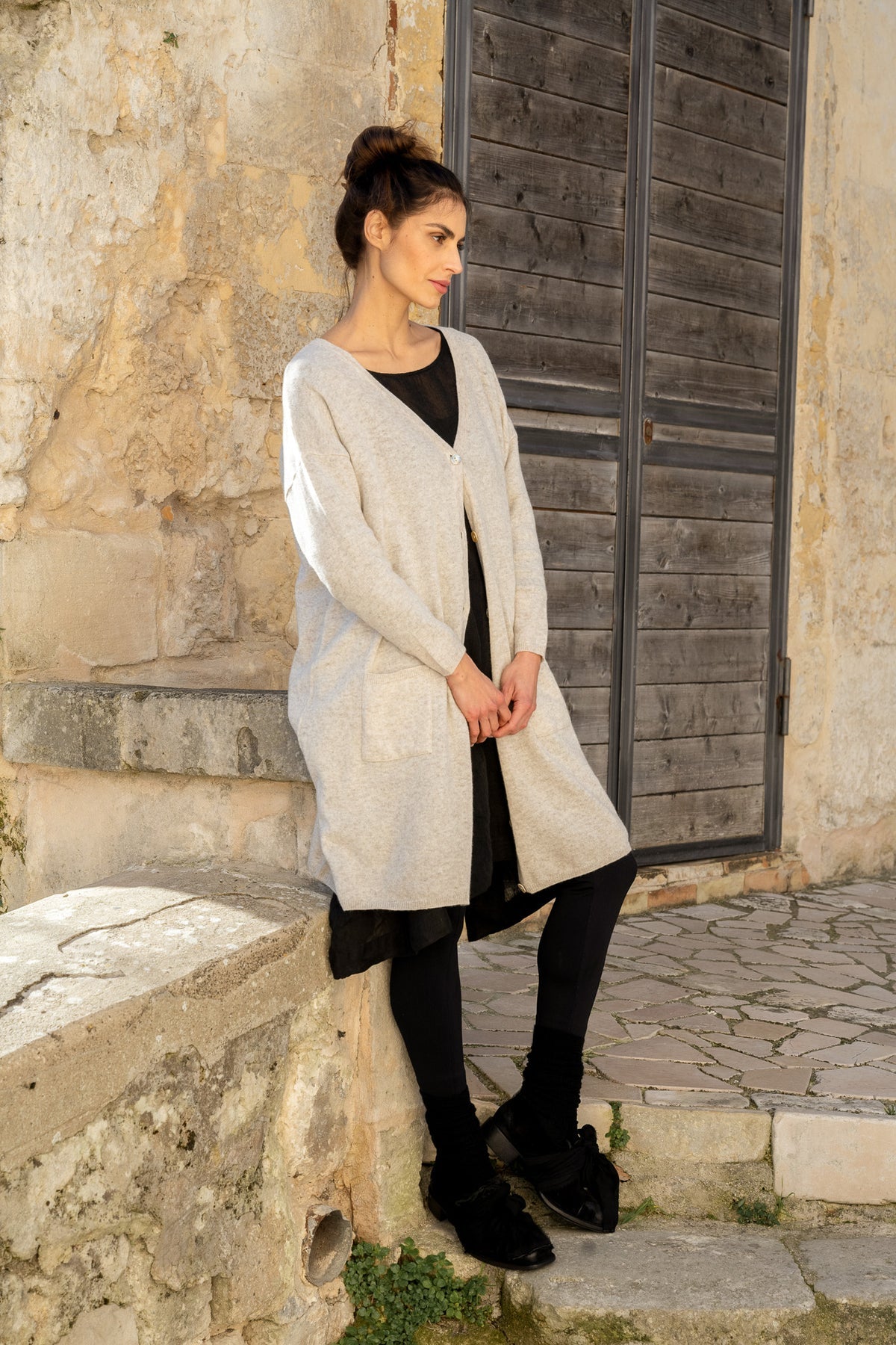 Ellery Wool Cardigan - Oatmeal