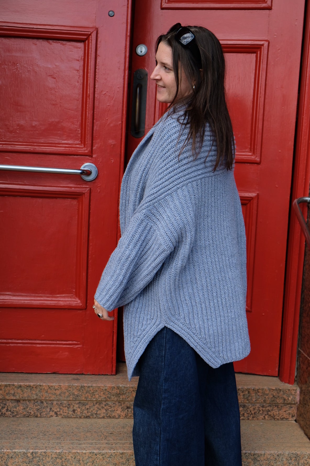 Gusty Wool Jacket - Light Denim