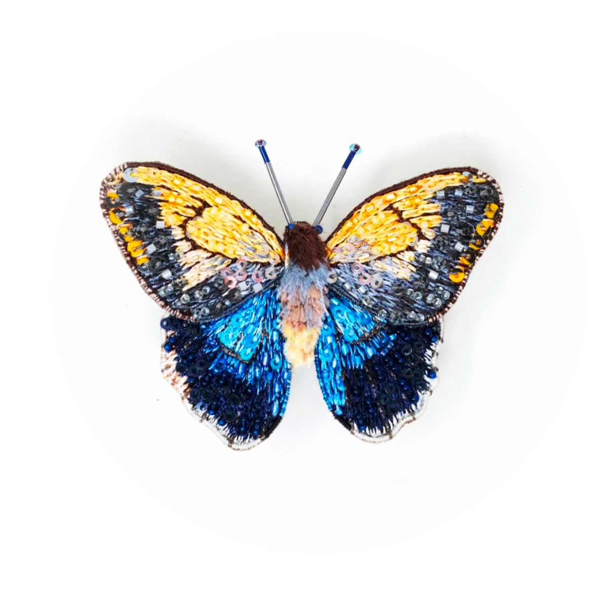 Giant Owl Butterfly Brooch