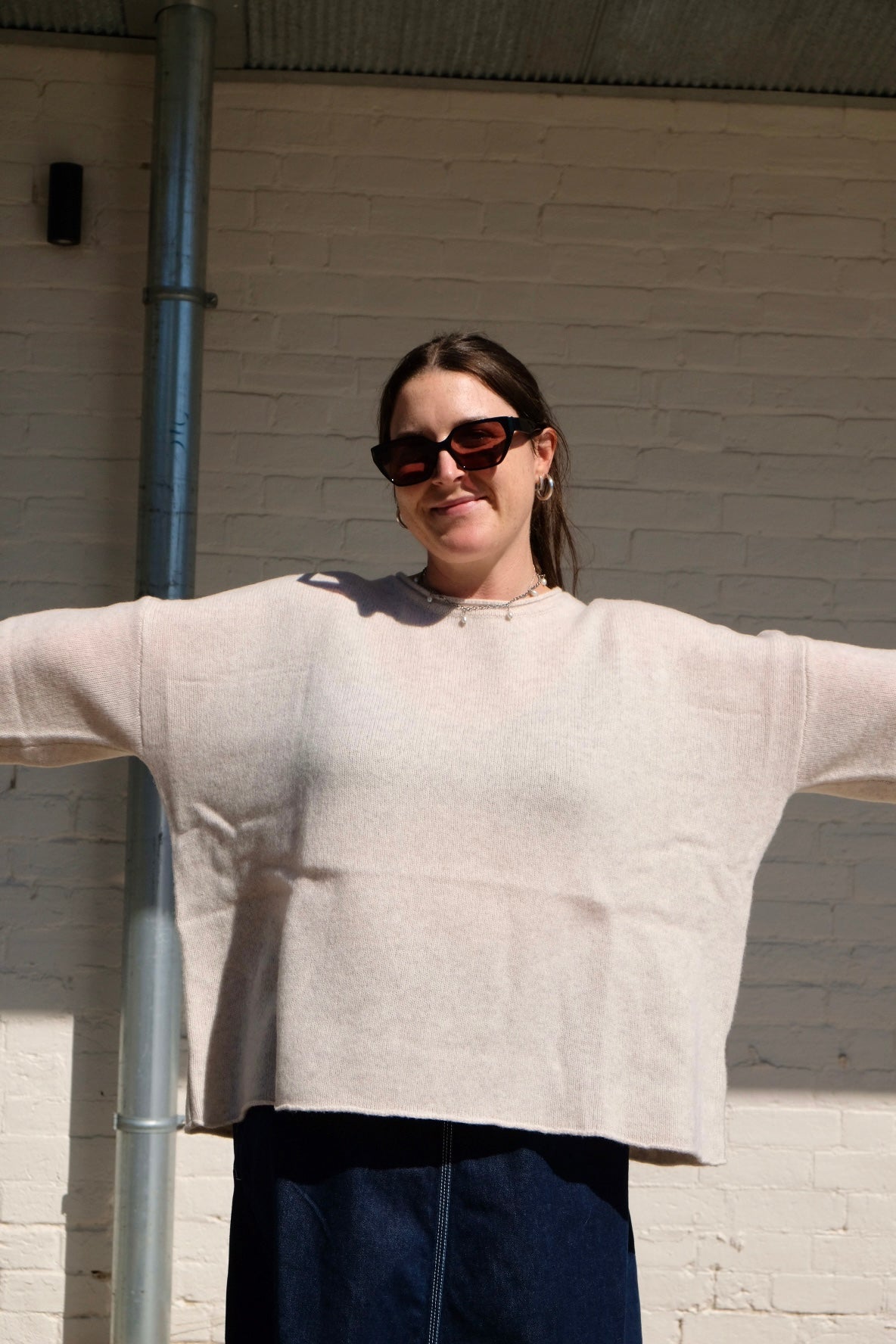 Lambswool Jumper - Oatmeal
