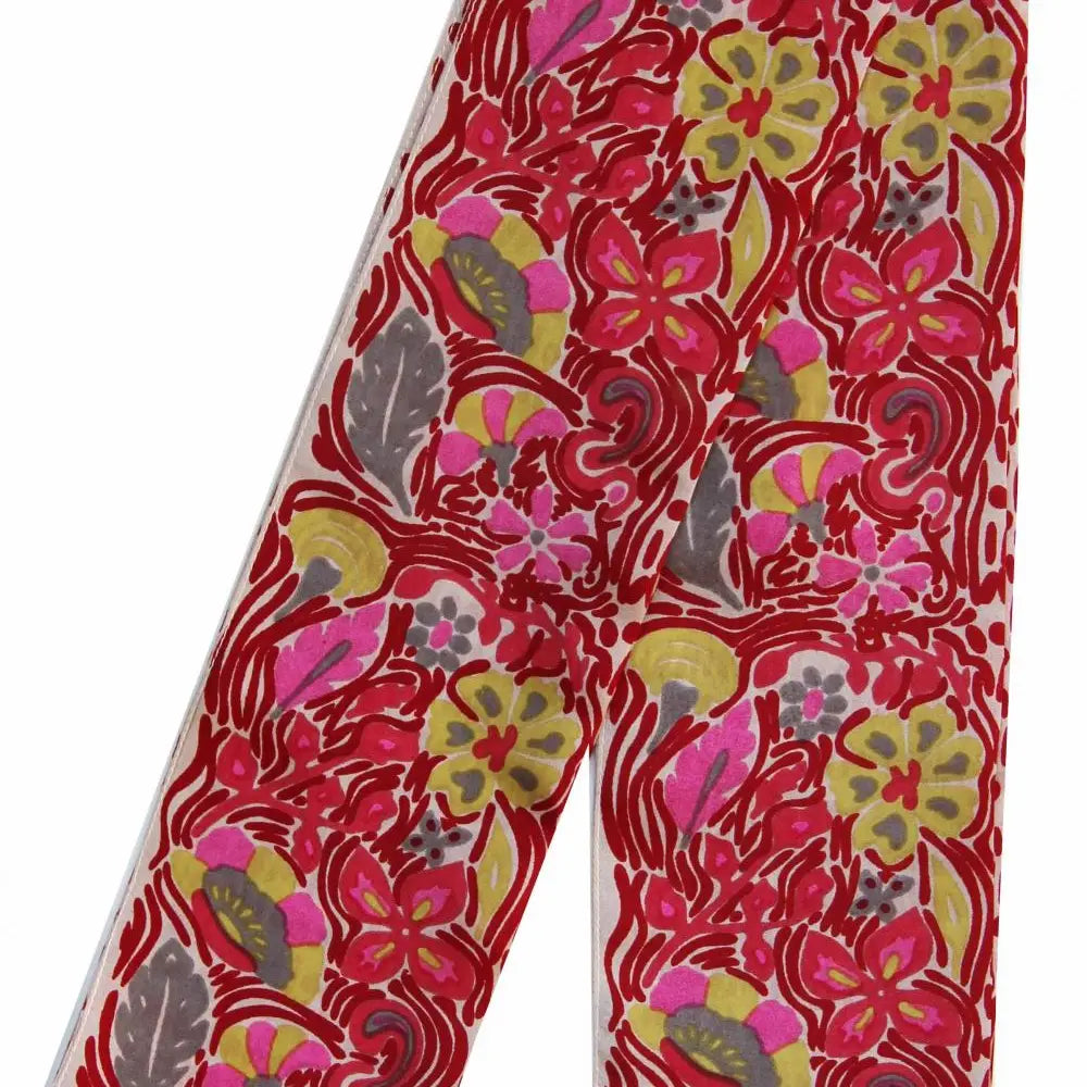 Headband/scarf - English Garden Banner Bordeaux