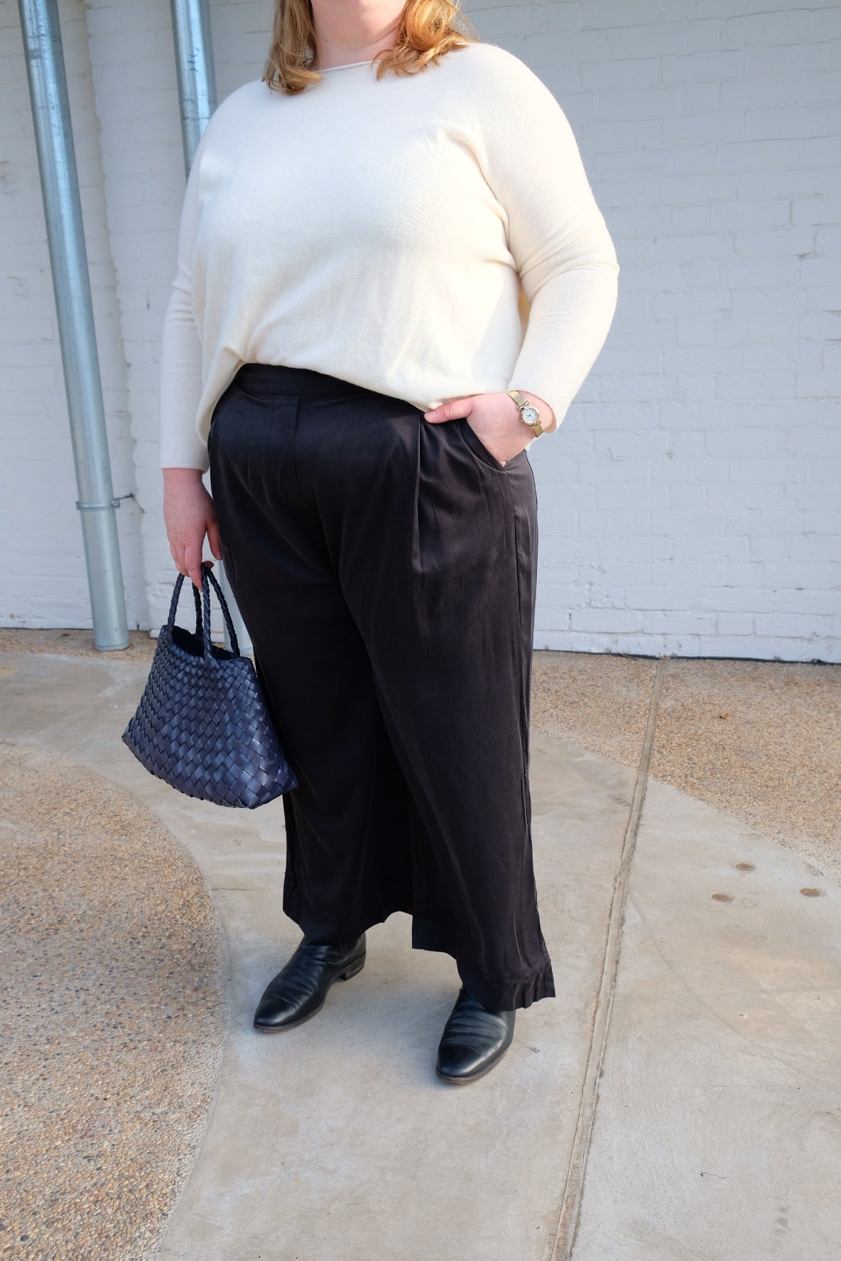 Olivia Lambswool Jumper - Milk