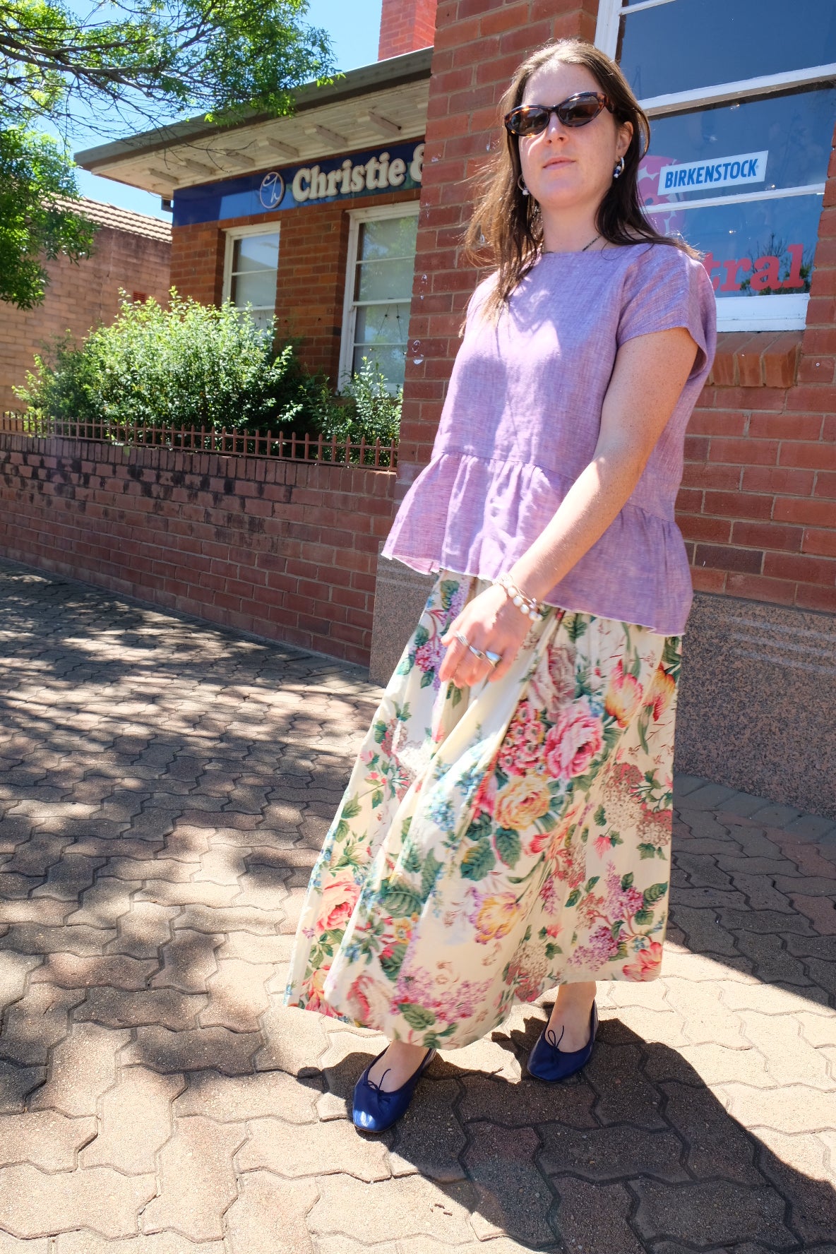 Ulla Skirt in Bouquet Print
