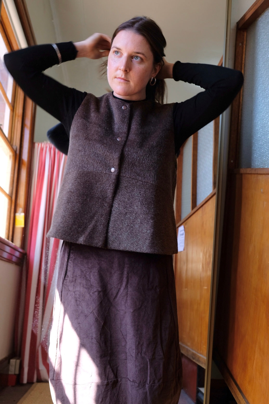 Violet Vest - Wool mohair