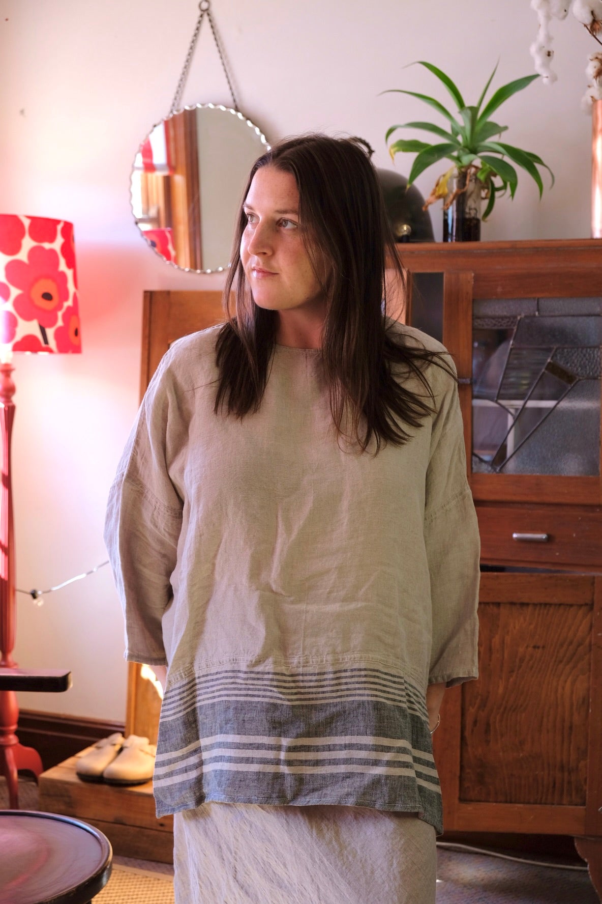 CAMICIA PINTURICCHIO - Tela Moma - Naturale