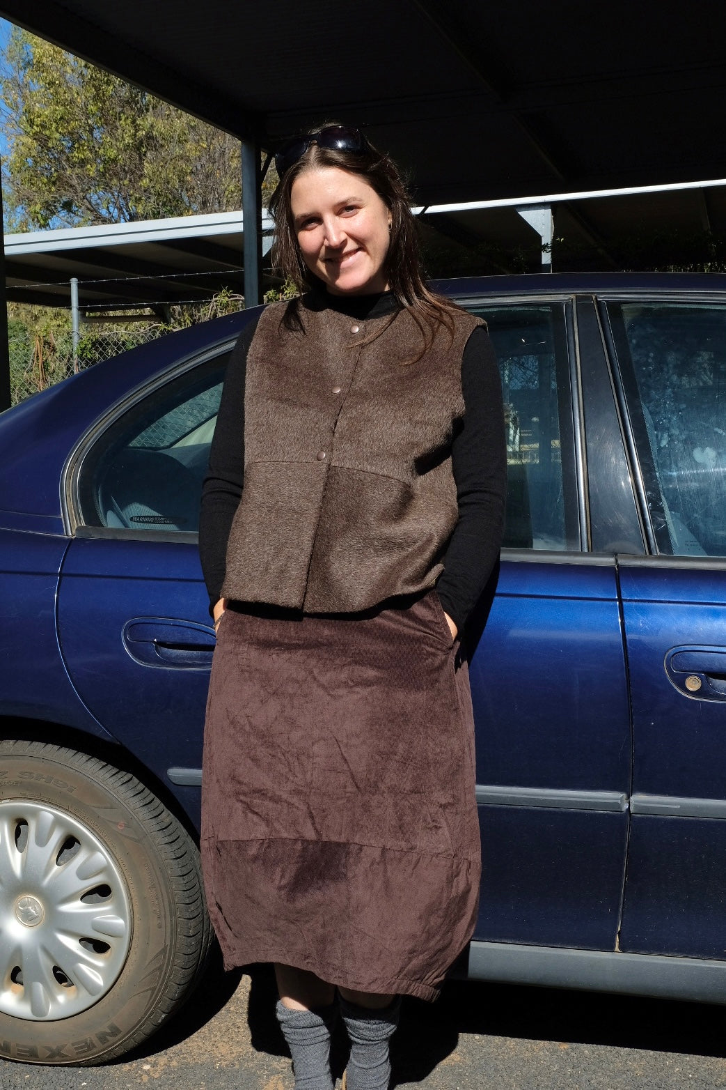 Violet Vest - Wool mohair