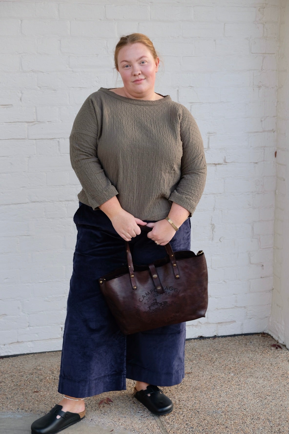 Quilpie Top - Khaki