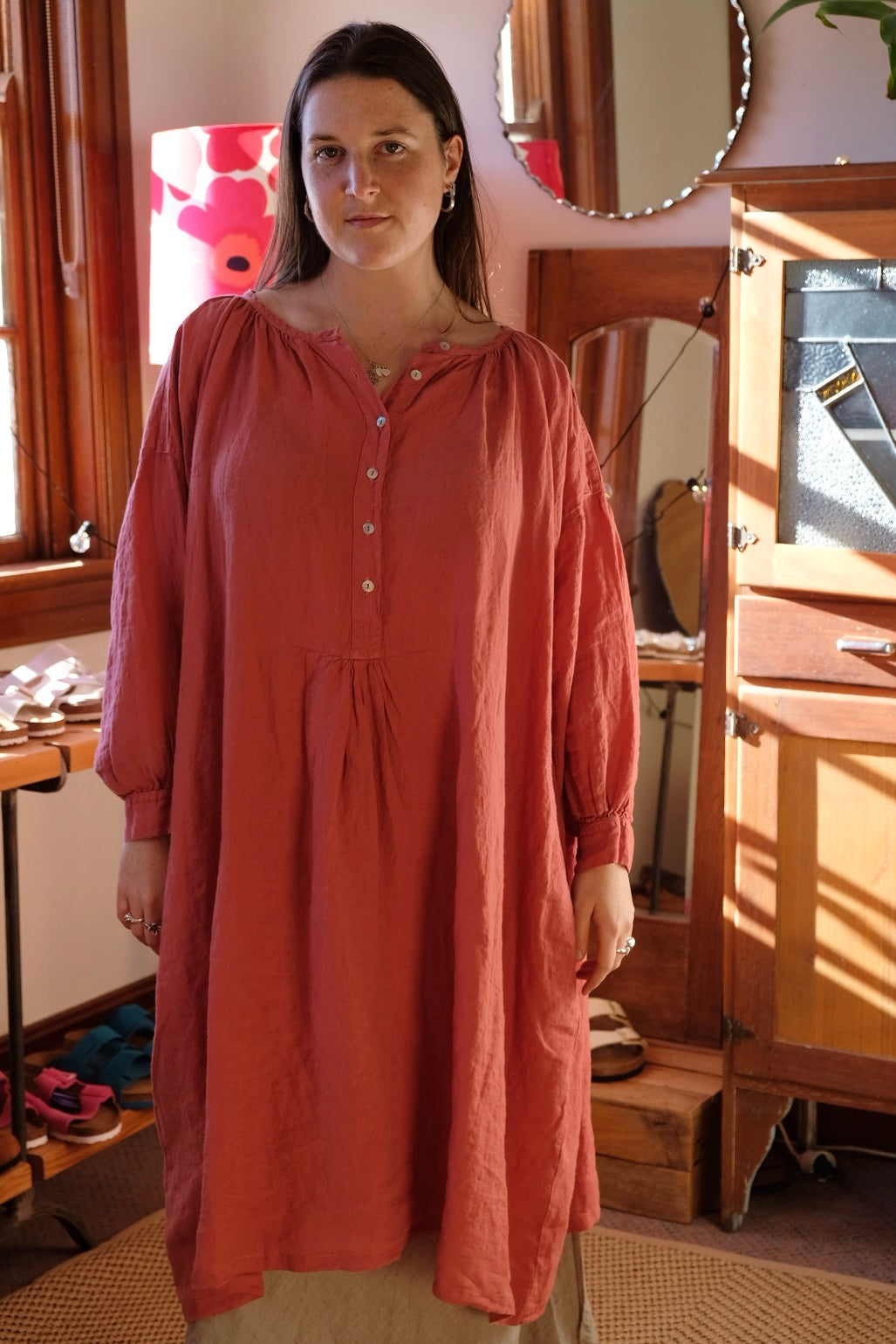 Marcel Smock - Linen Coral