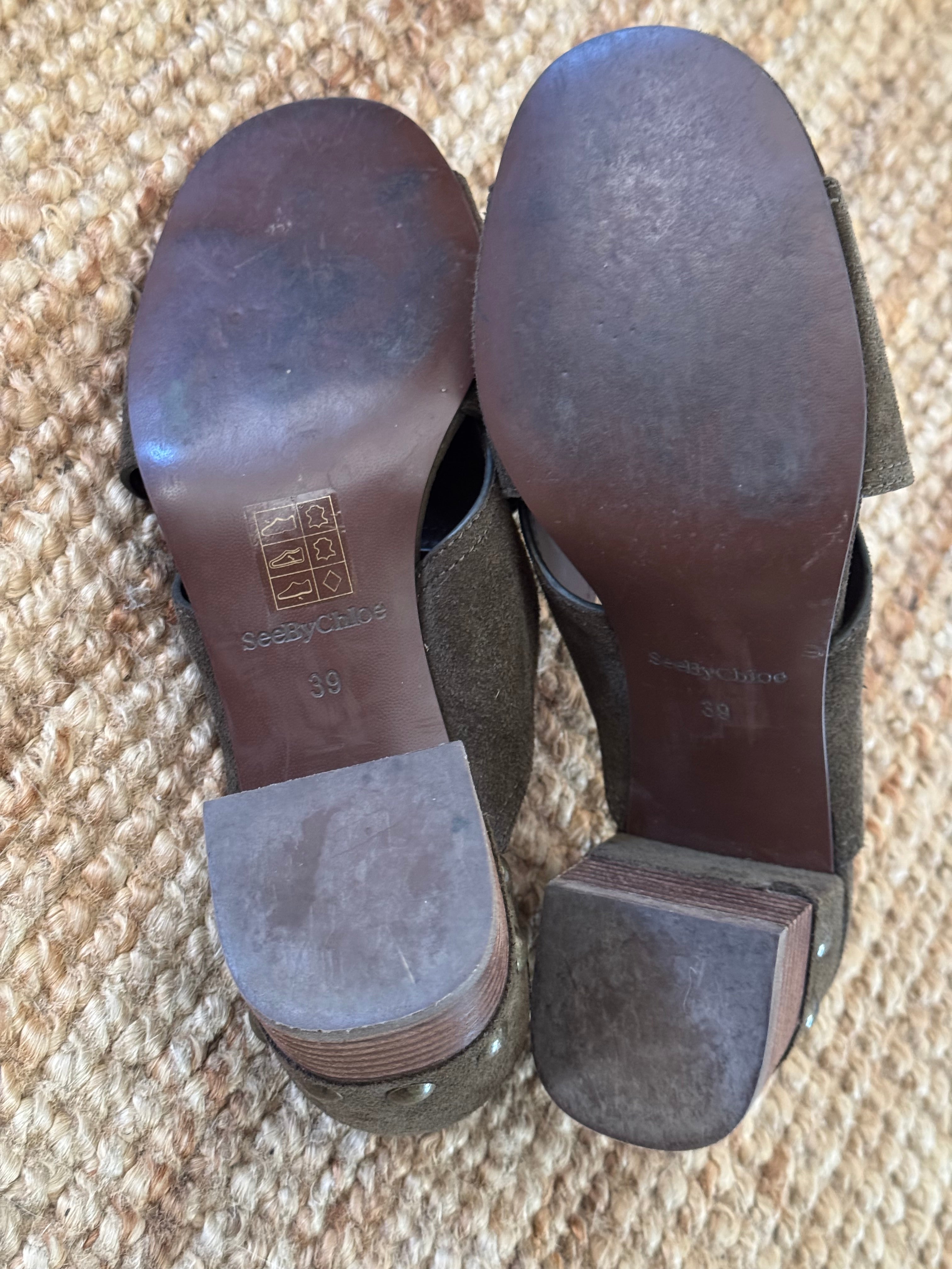 Pre-loved See by Chloe Mules