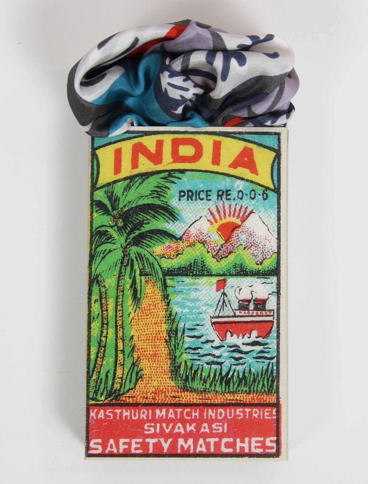 Silk scarf - Tuscany Orange