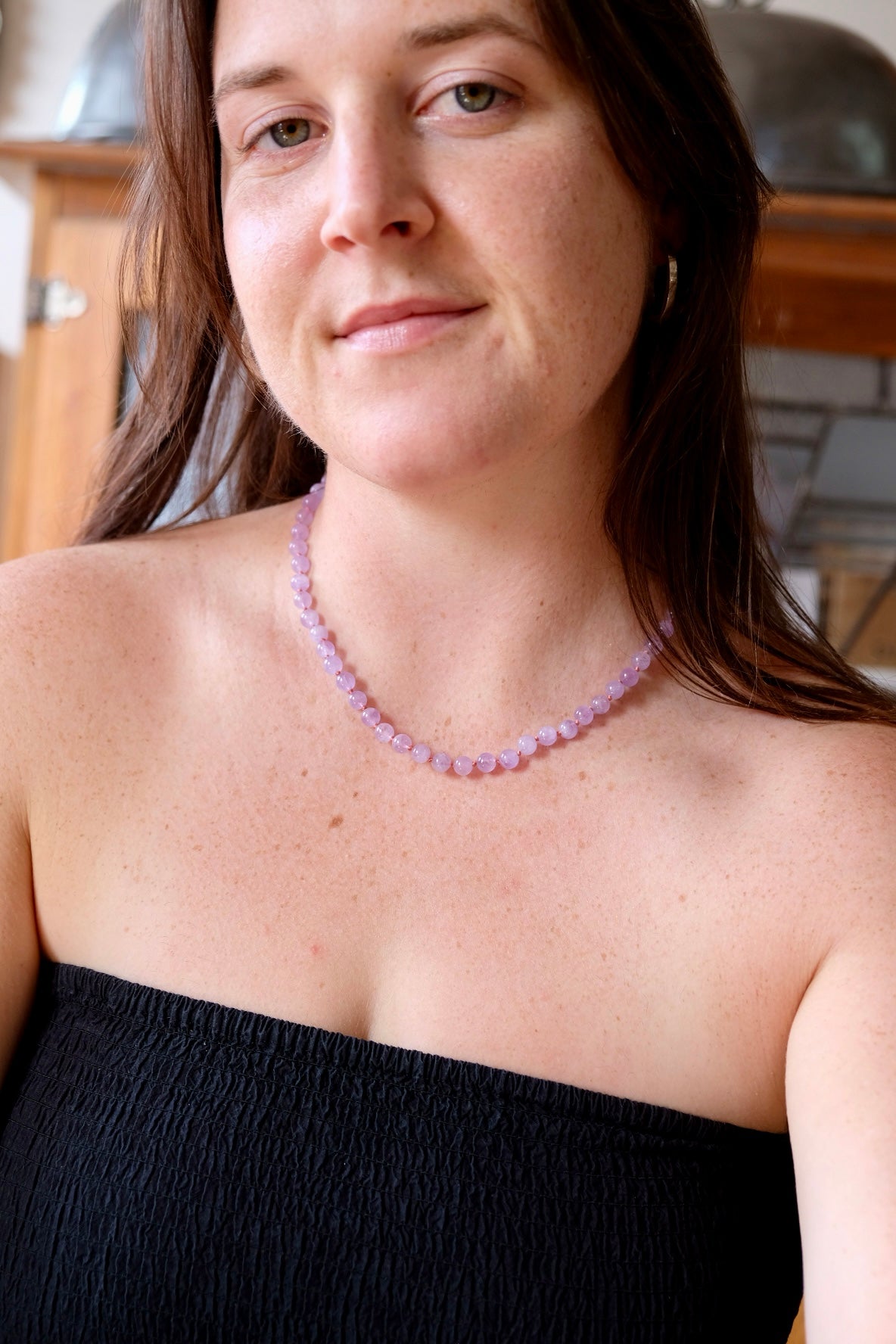 Garden necklace - amethyst