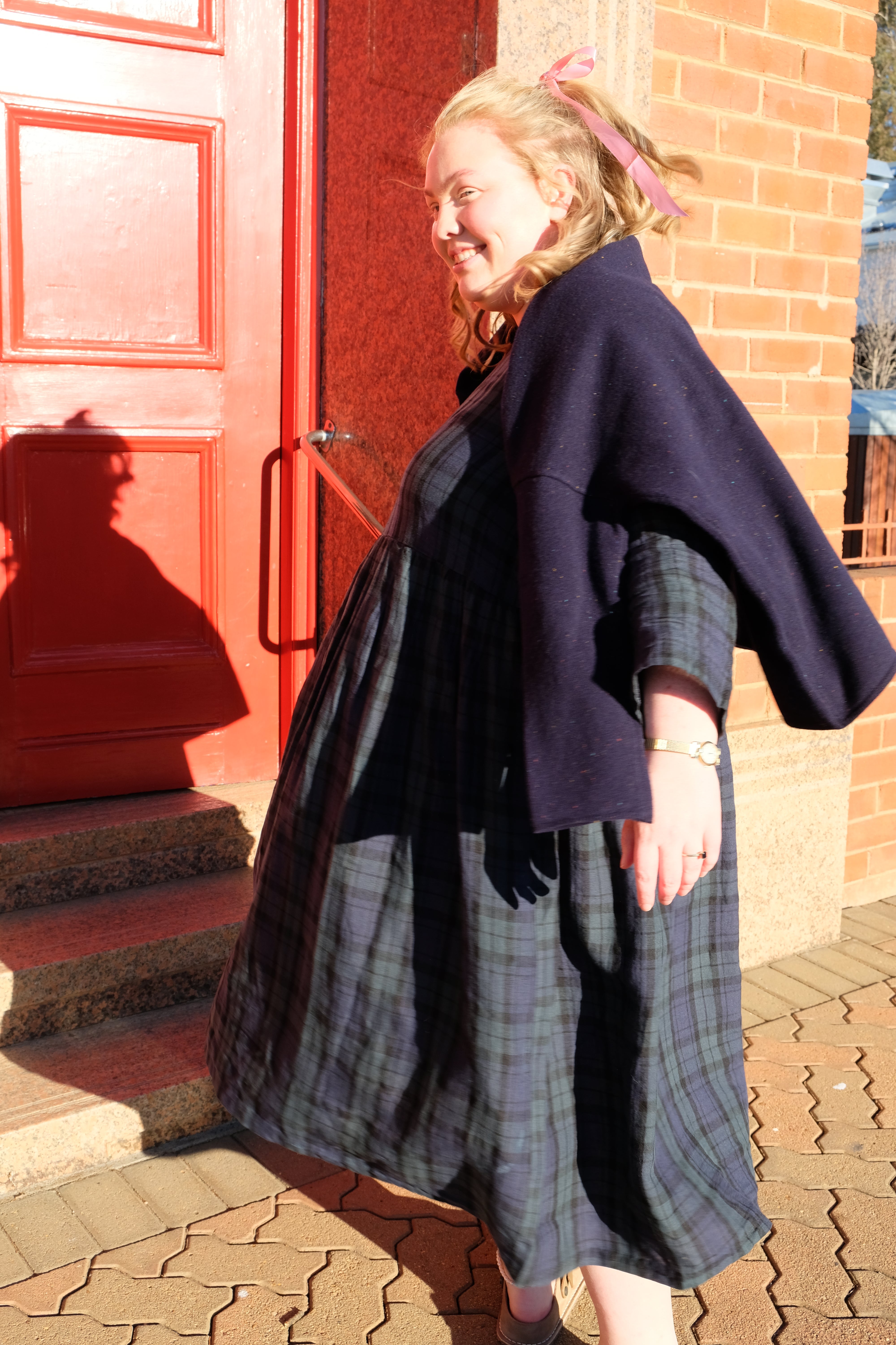 Olivia Lambswool Jumper - Navy Melange