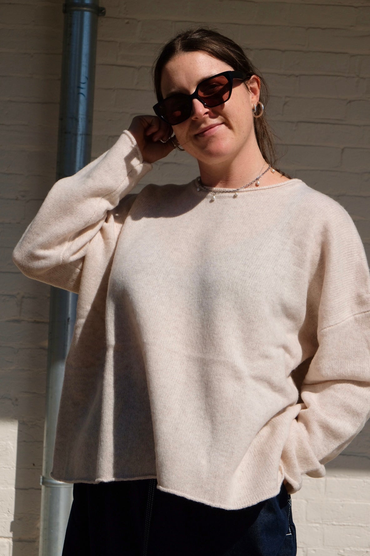 Lambswool Jumper - Oatmeal