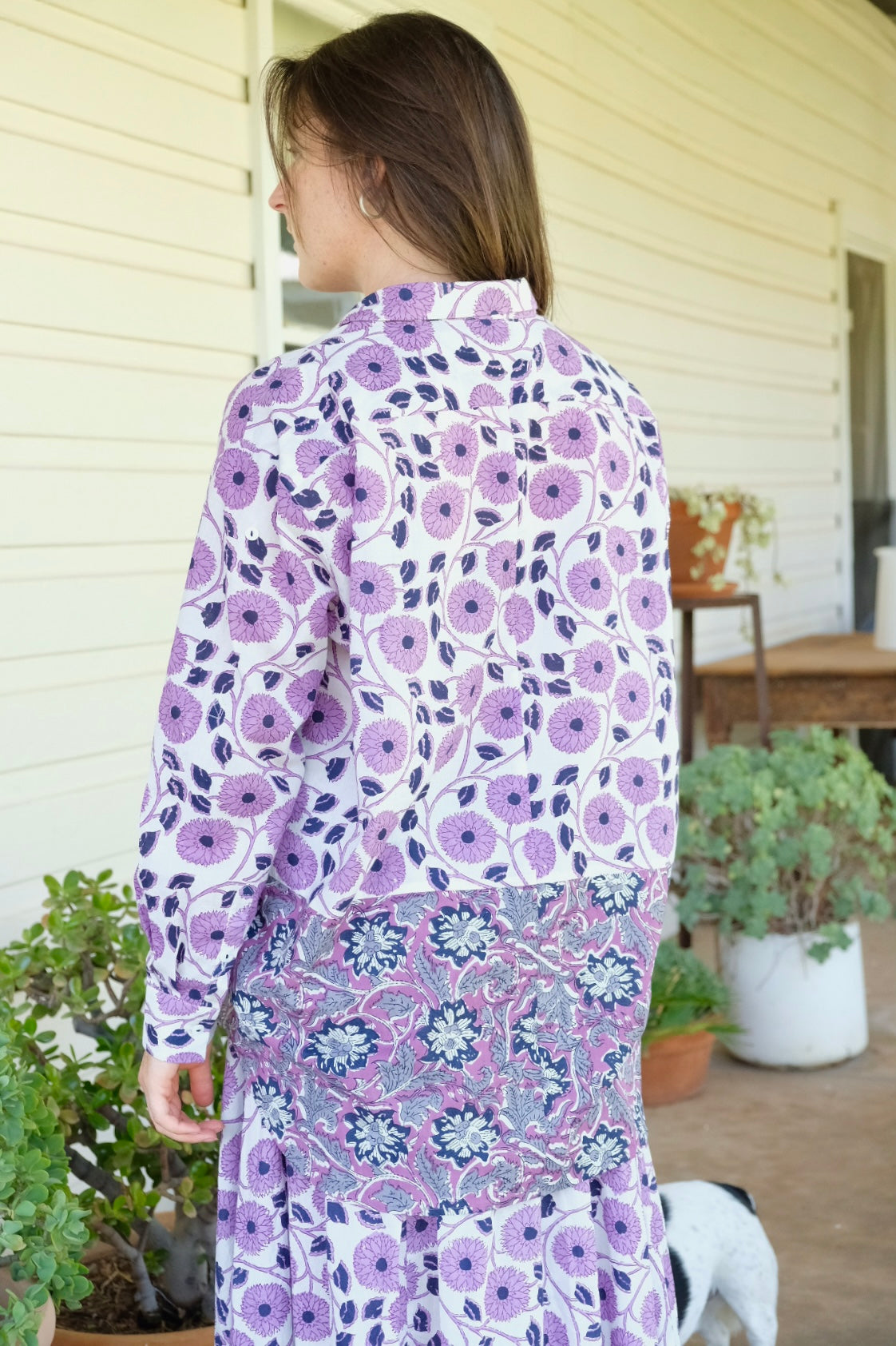 Zahra Cotton Floral Shirt