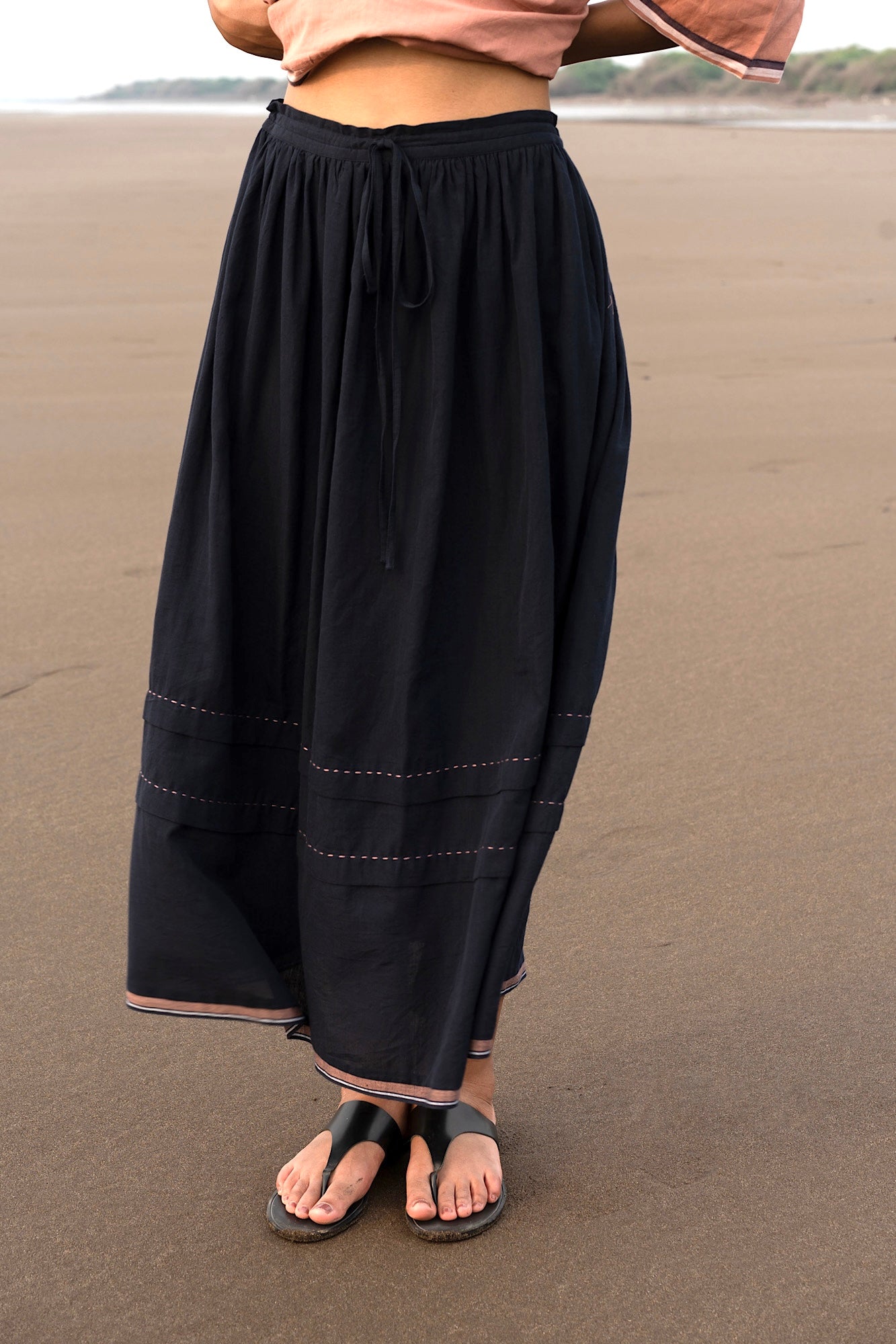 Aki Skirt - Ink Blue