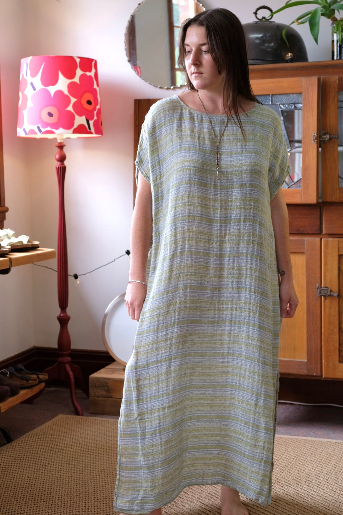 Vestito Giacinto - Tela Sedano Naturale