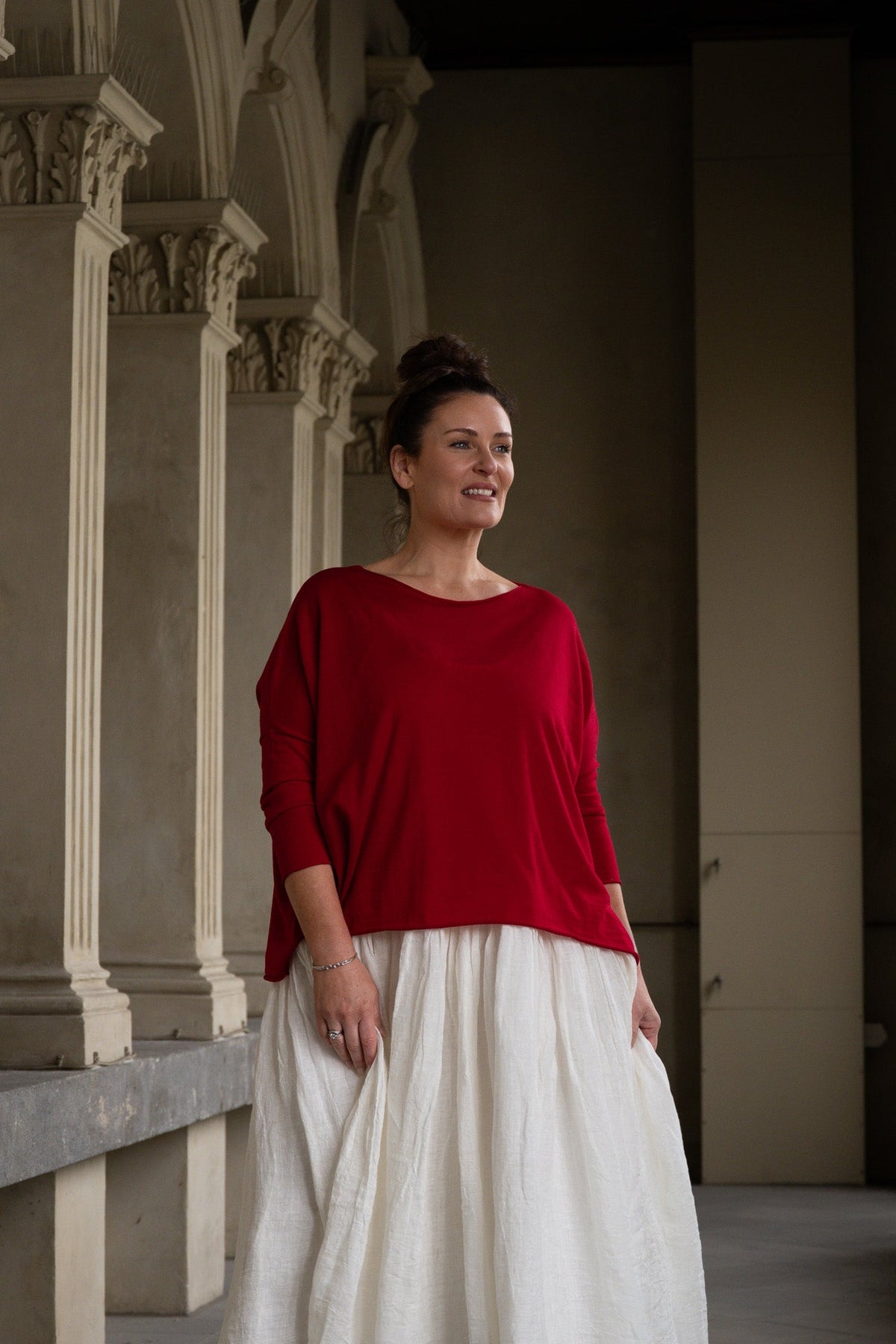 Emi Wool Jumper - red