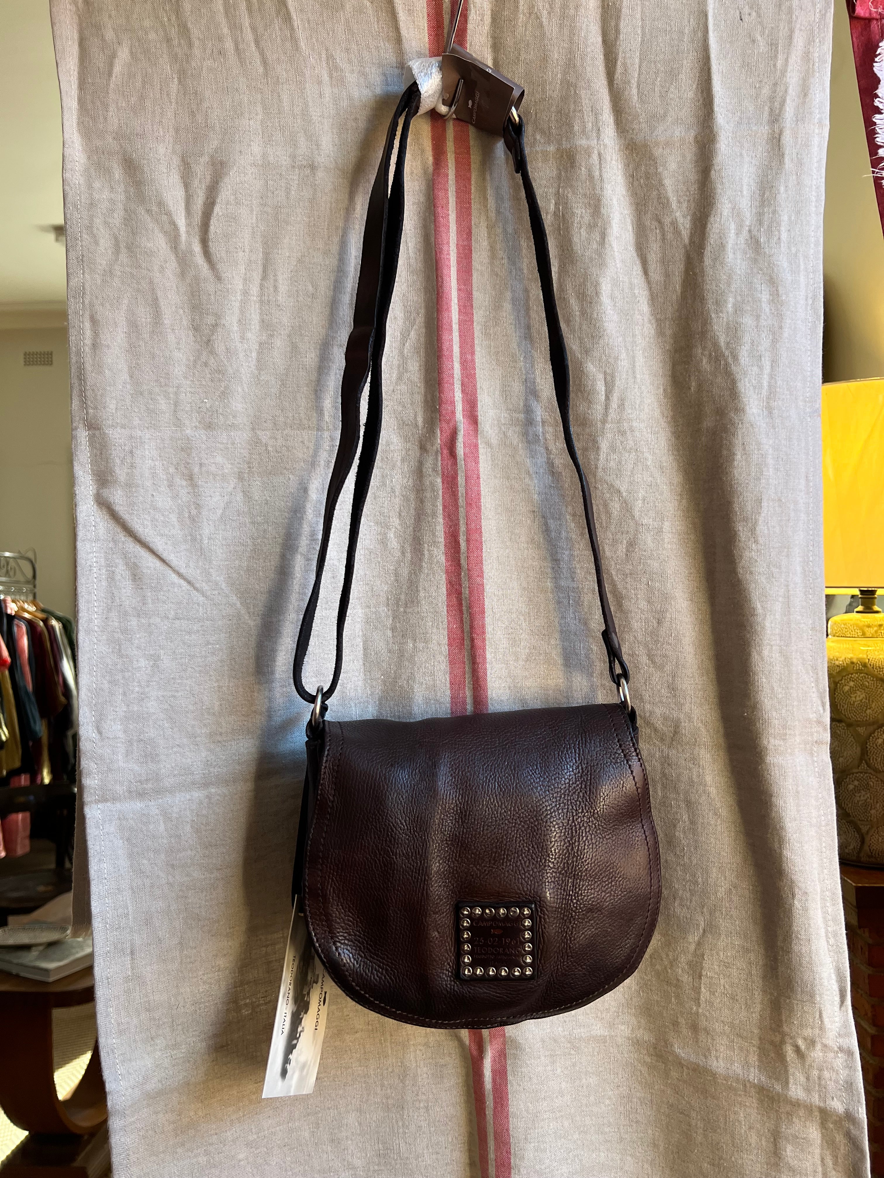 Gemini Crossbody bag - dark brown