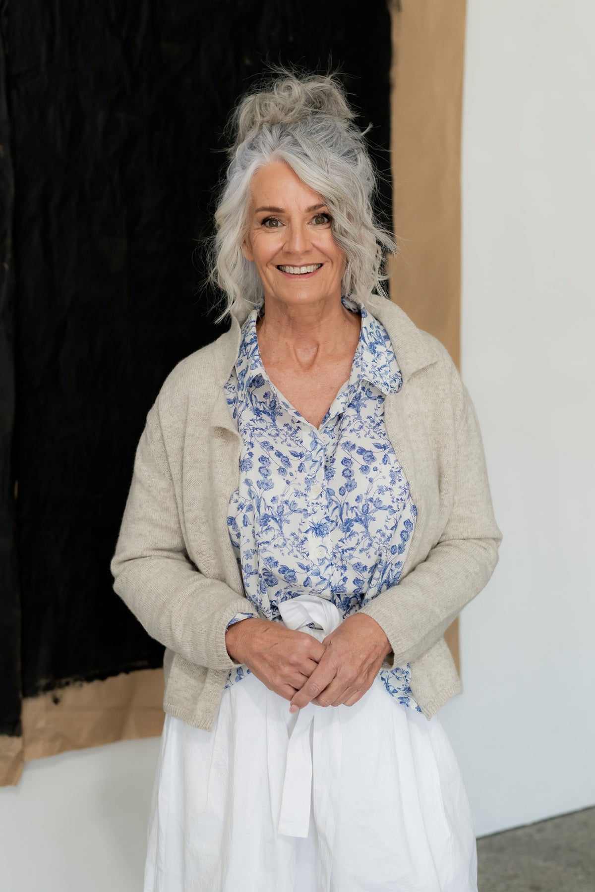 Binx Cardigan - Wool Oatmeal