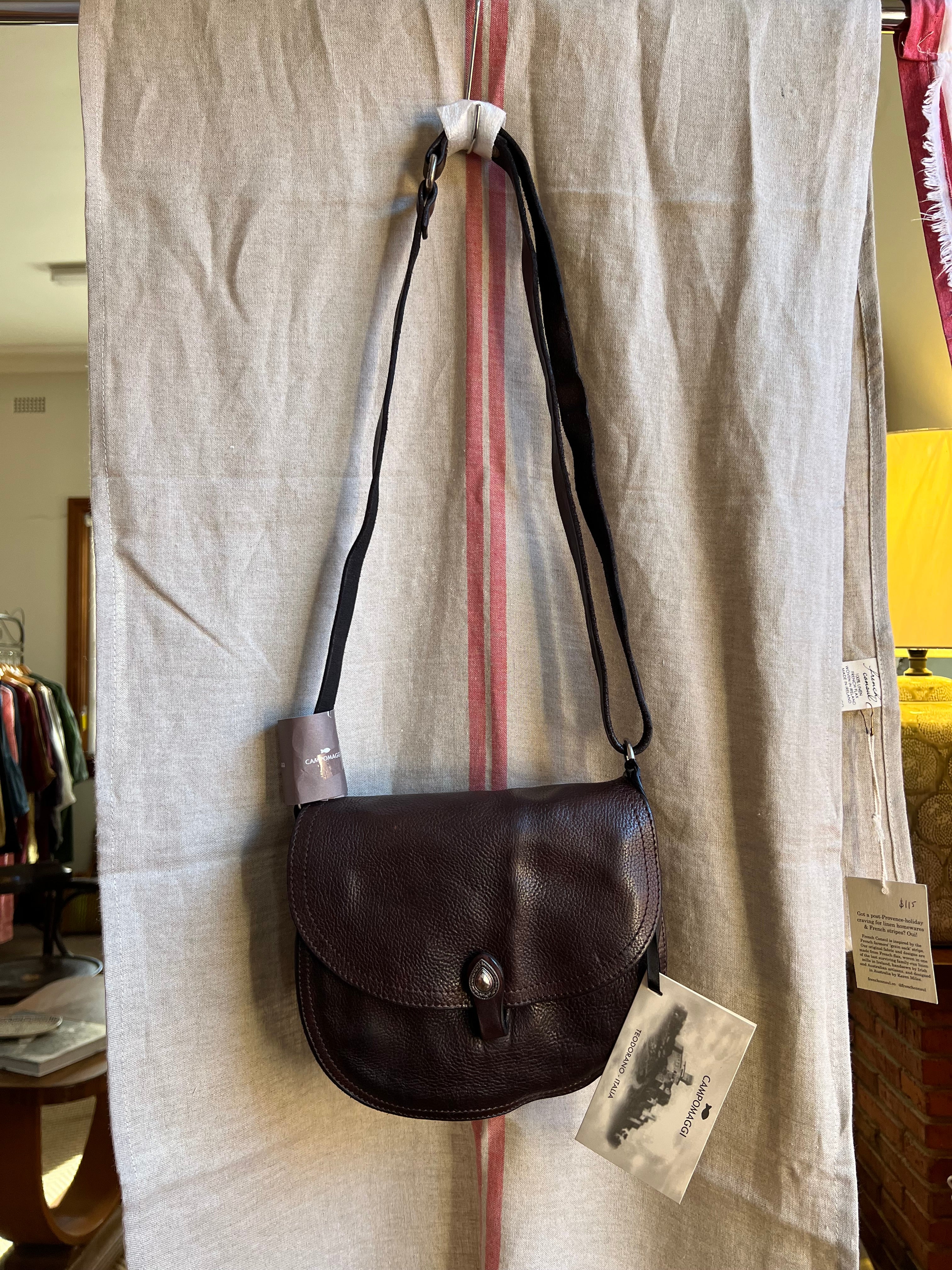 Gemini Crossbody bag - dark brown
