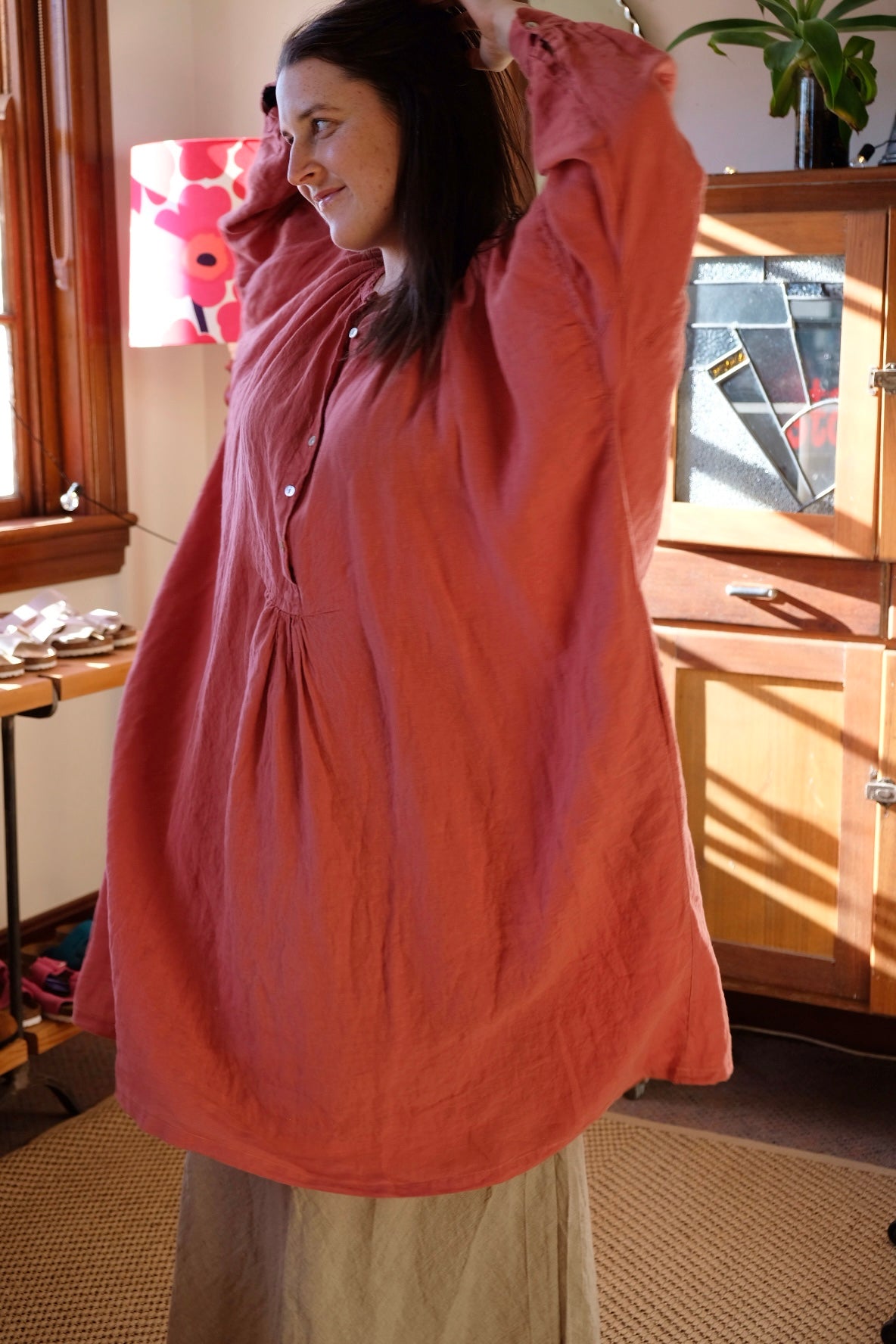 Marcel Smock - Linen Coral