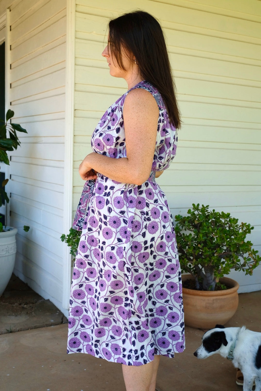 Inathe Floral Cotton Sundress