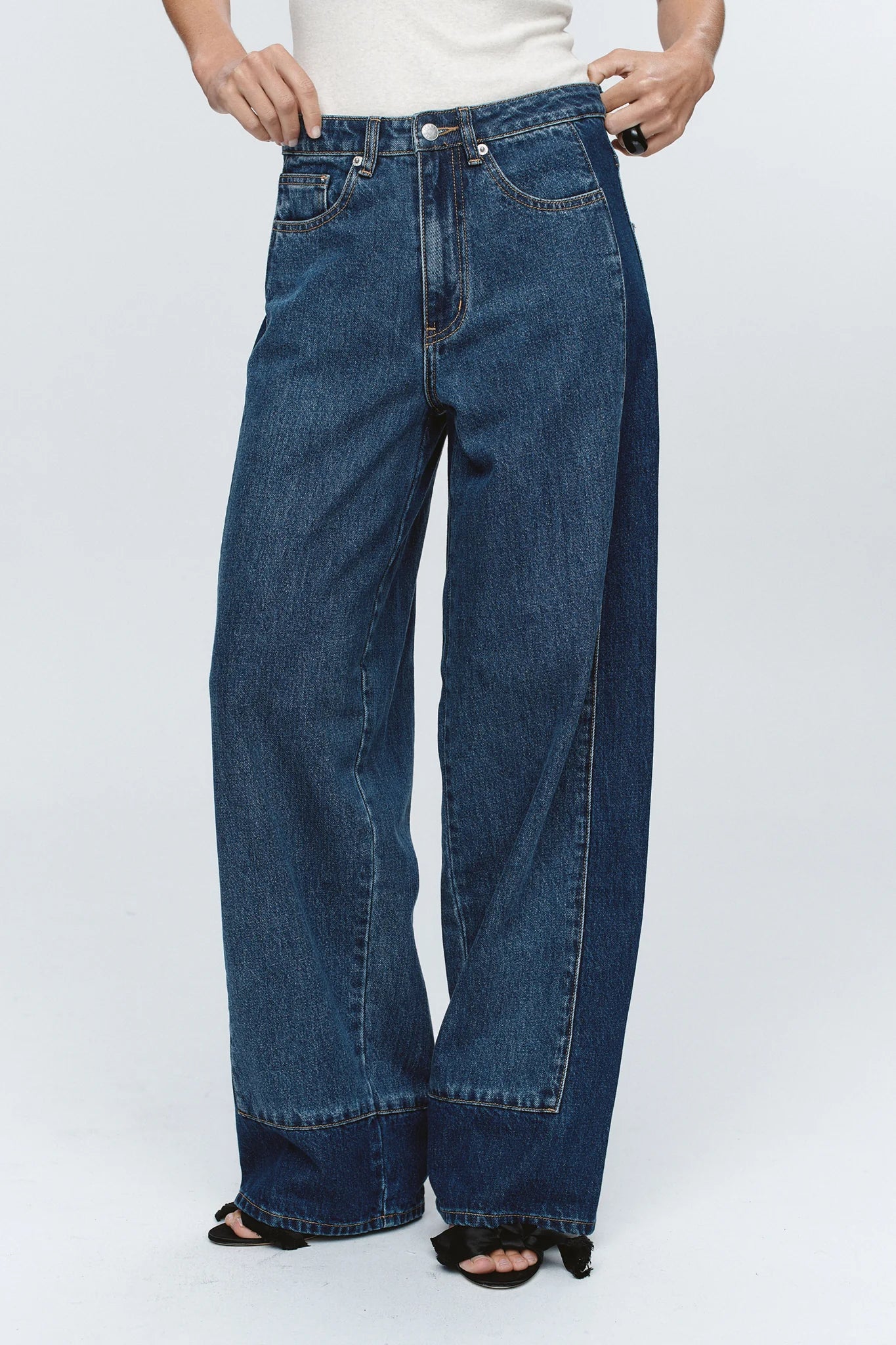 BORDER JEAN - WASHED INDIGO