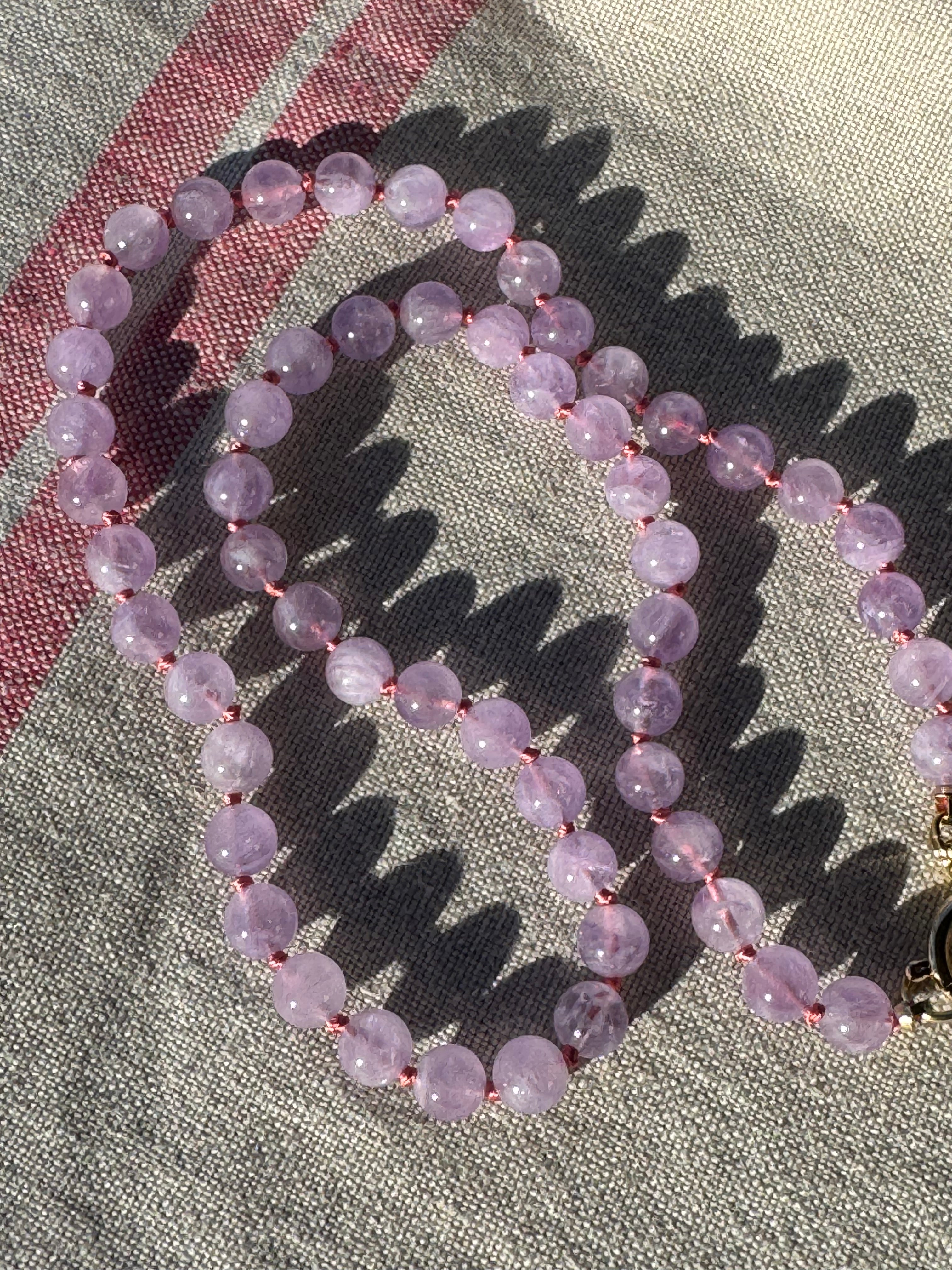 Garden necklace - amethyst