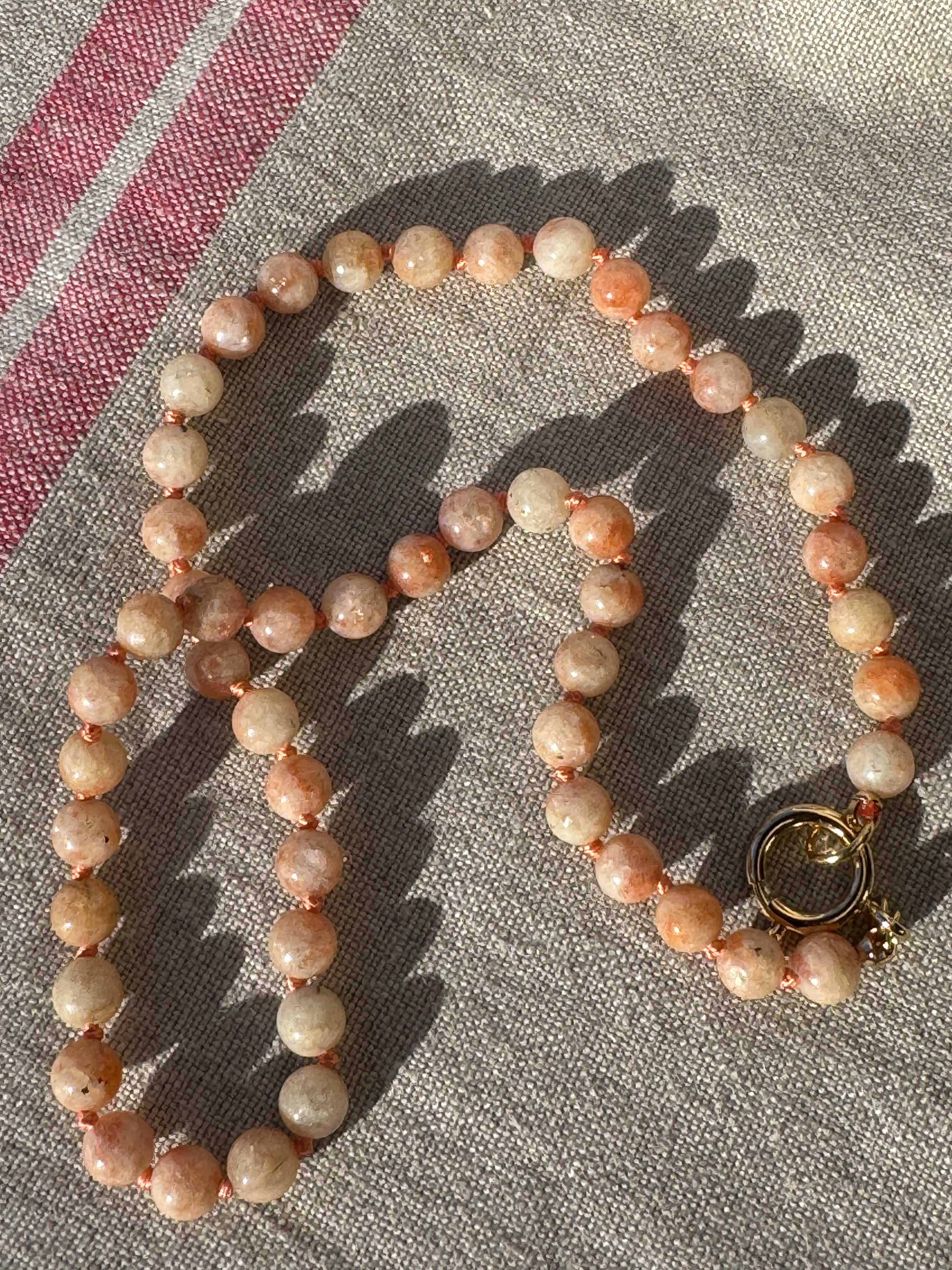 Garden necklace - sunstone