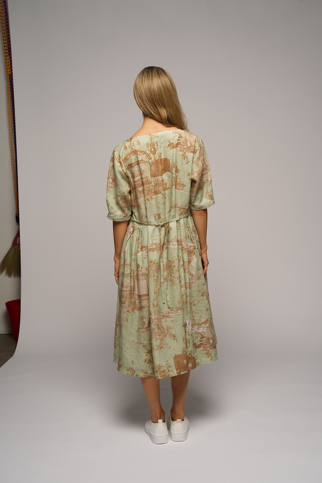 Toile Dress - Green