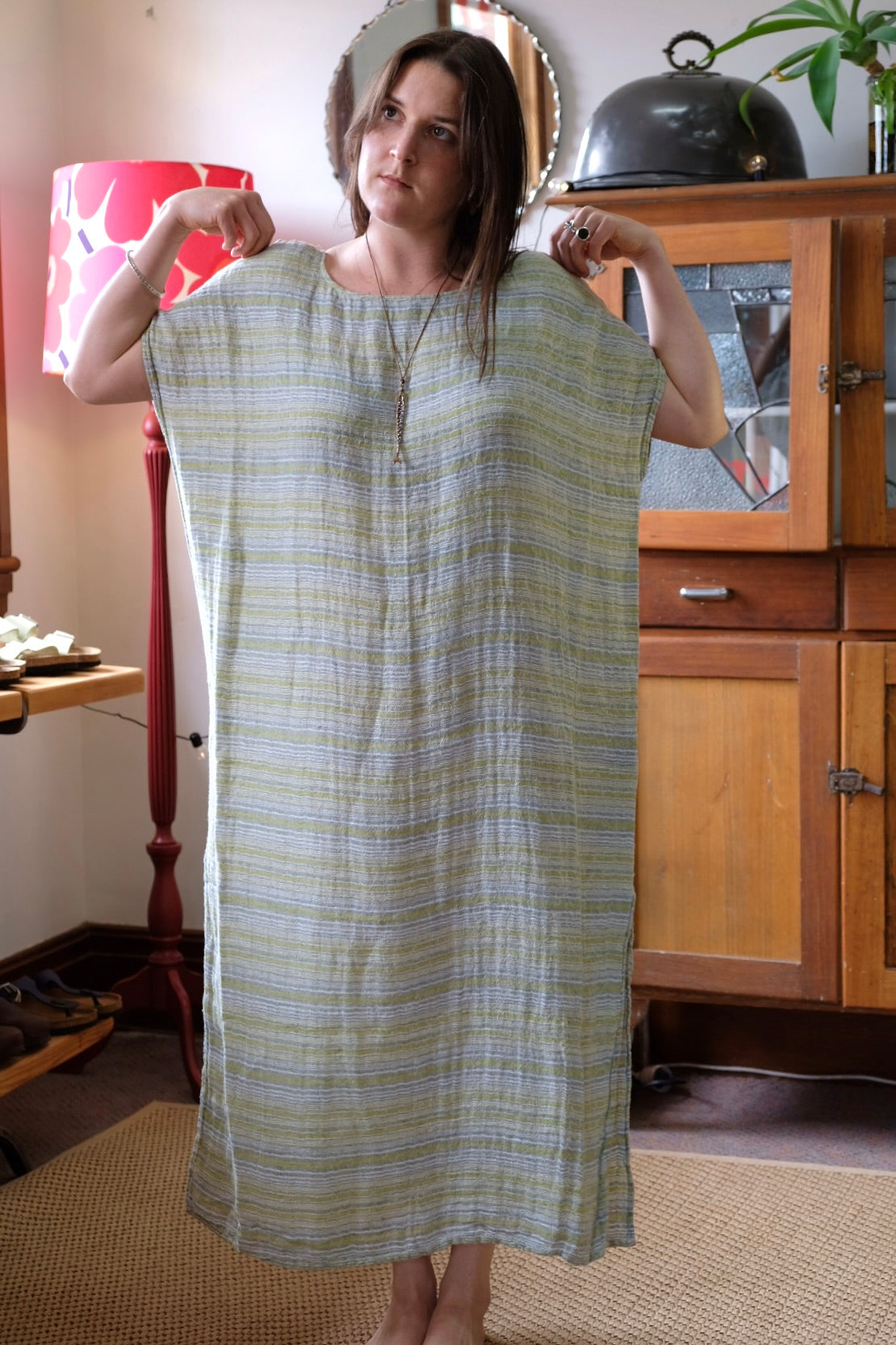 Vestito Giacinto - Tela Sedano Naturale