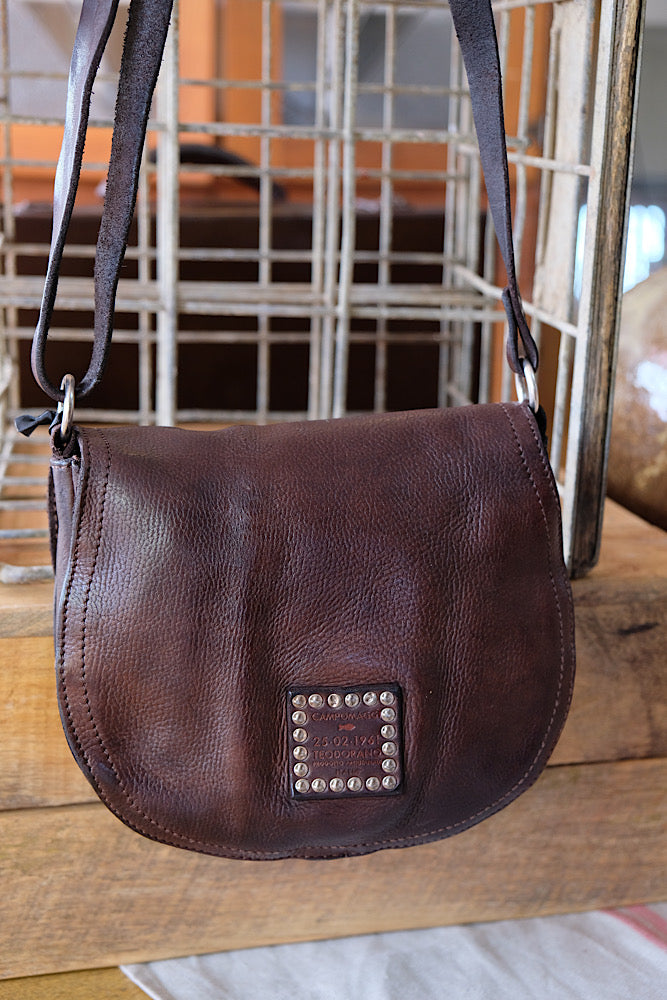 Gemini Crossbody bag - dark brown