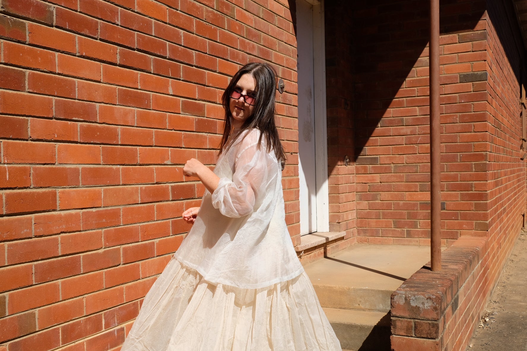 Chiara Shirt Silk Organza - Cream