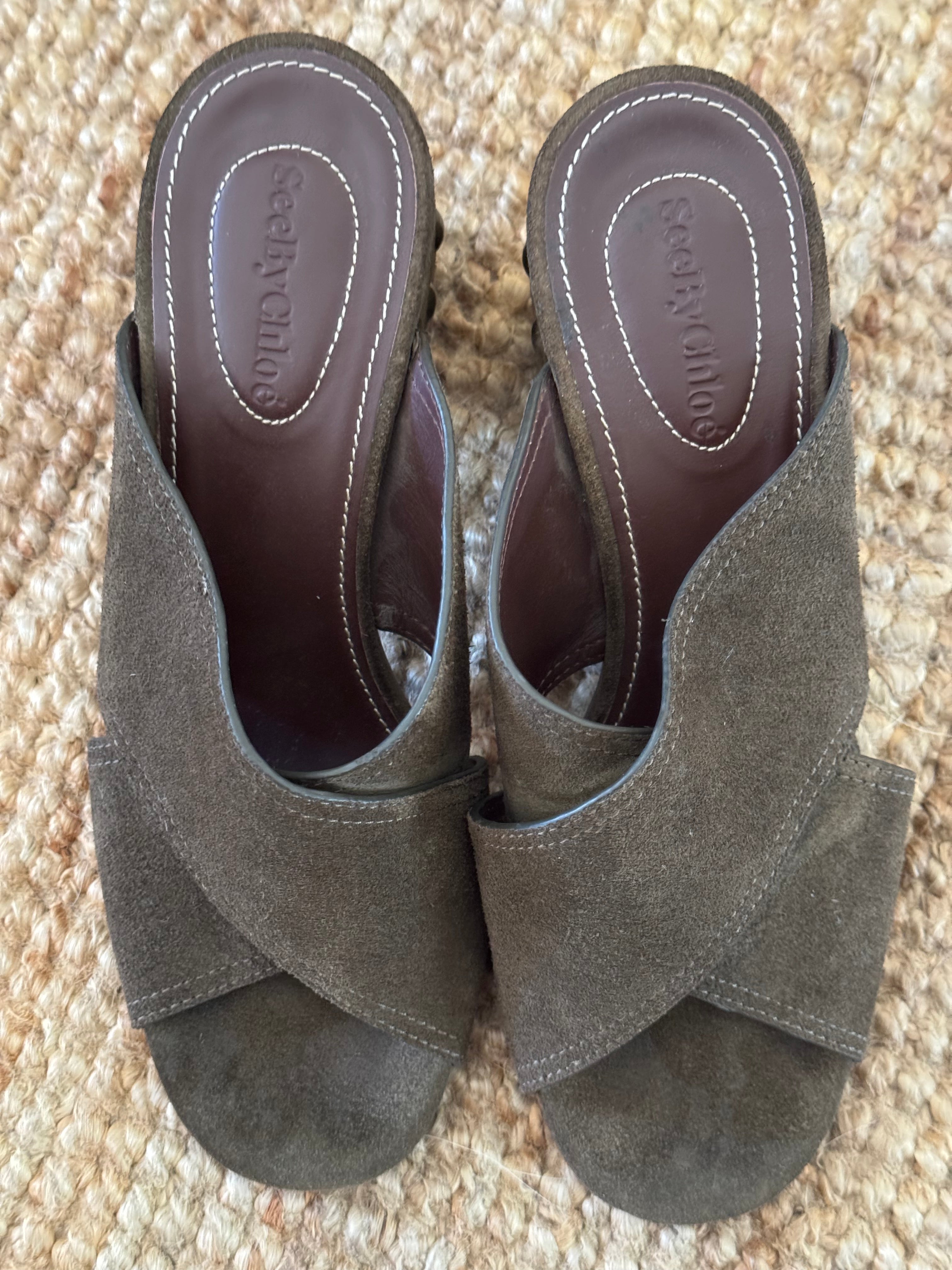 Pre-loved See by Chloe Mules