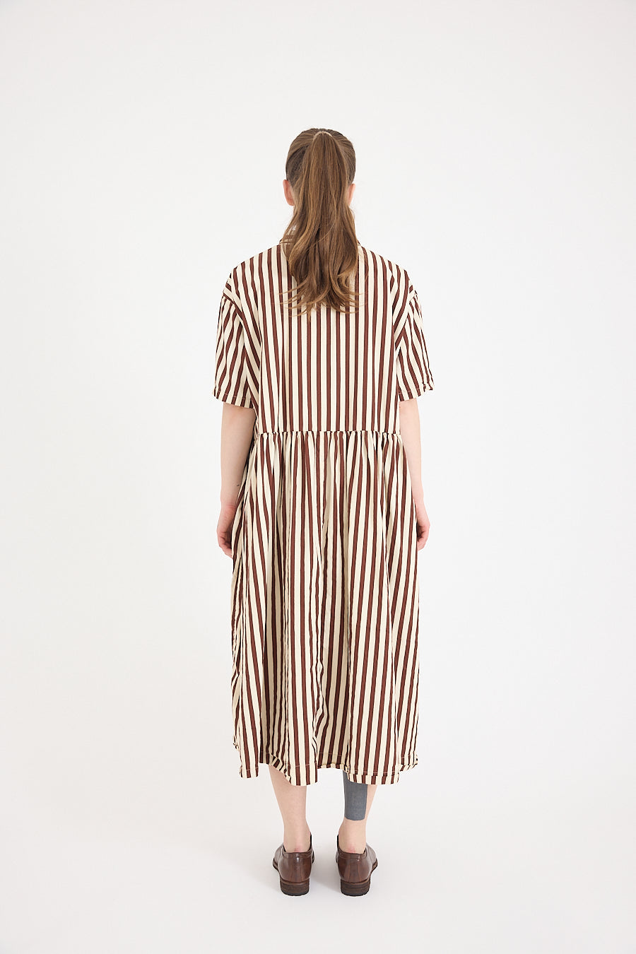 Alto Dress in Cotton Coco Stripe