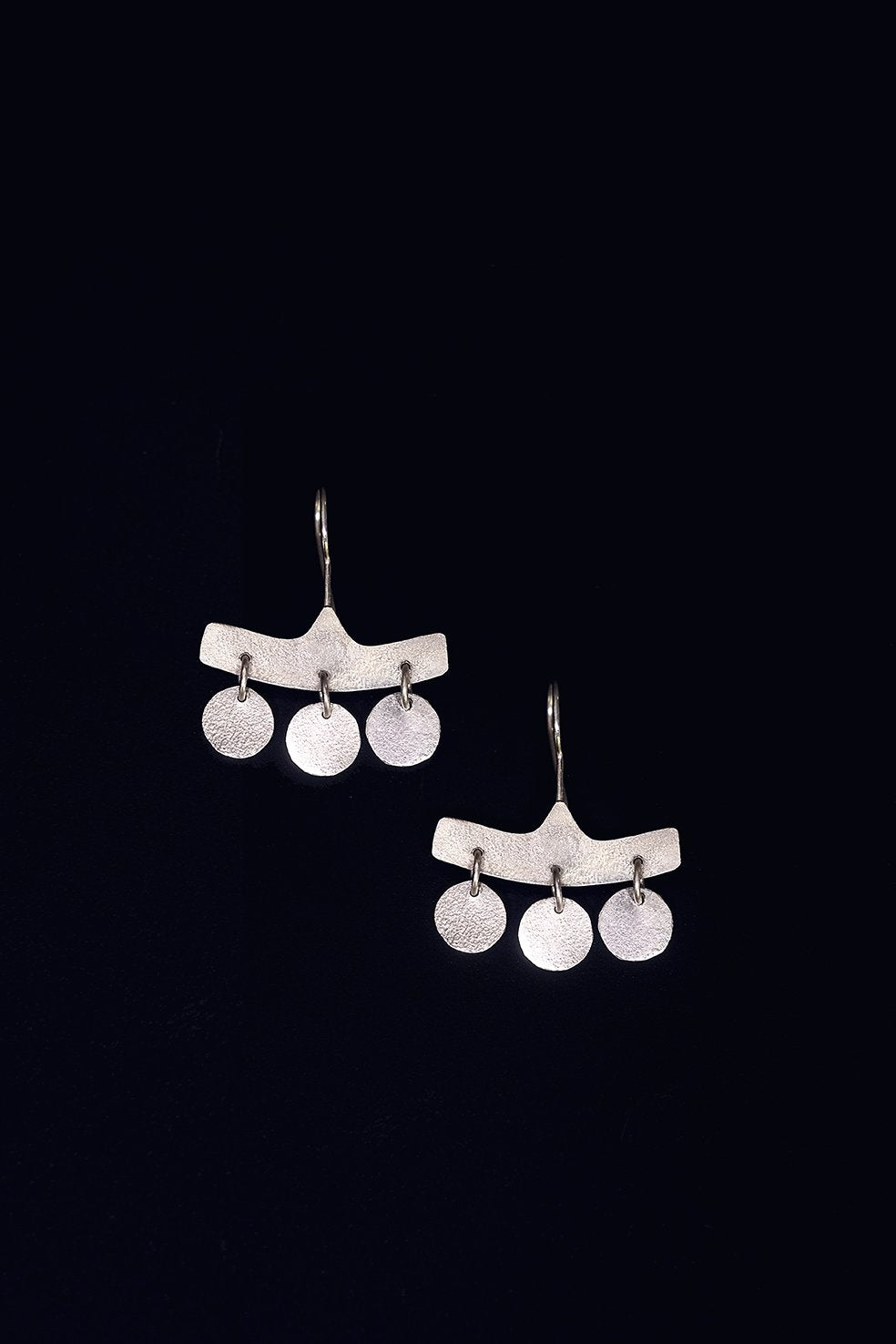 Charm earrings silver