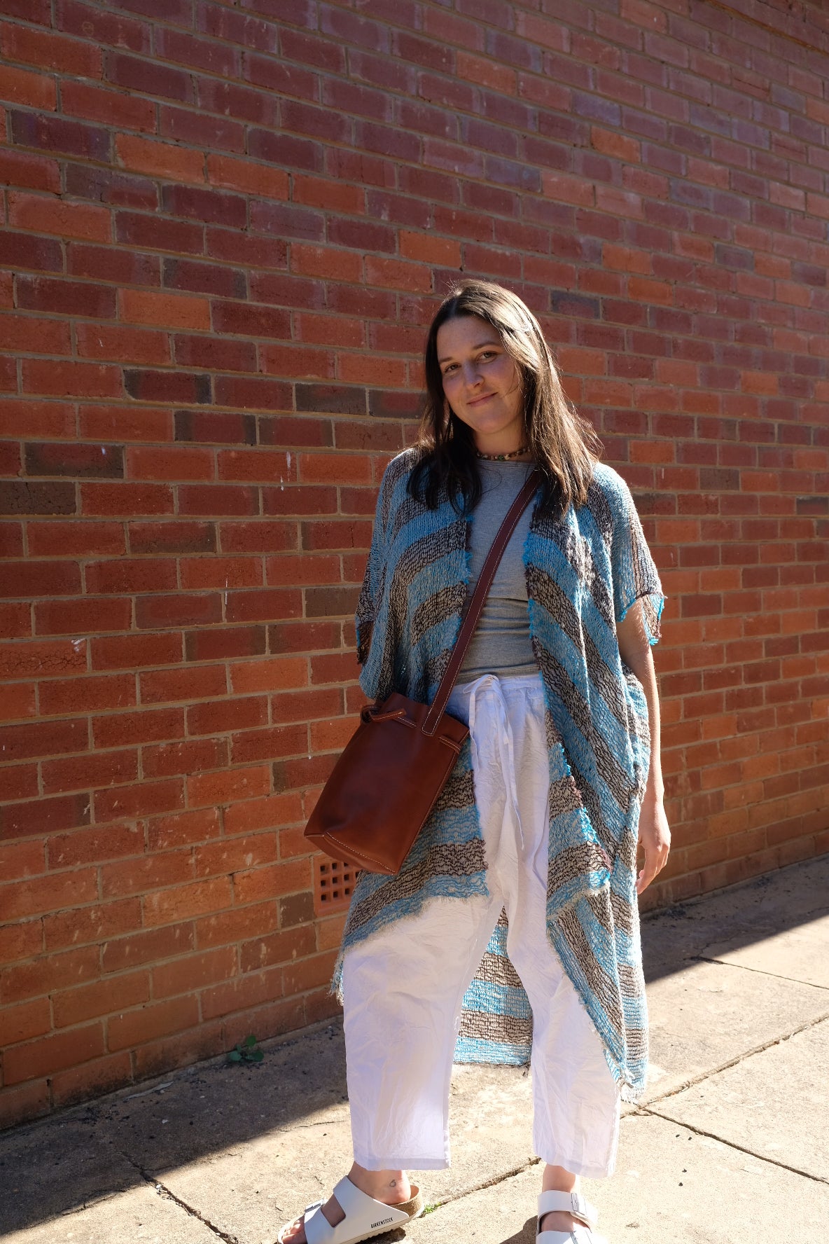 SARDEGNA DUSTER COAT - Leccce Blue Chocolate