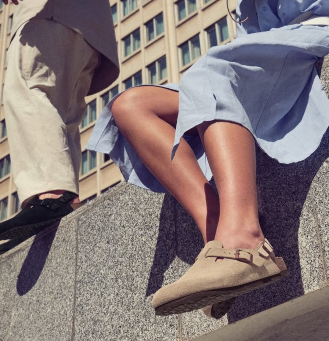 Tokio Suede Leather Taupe