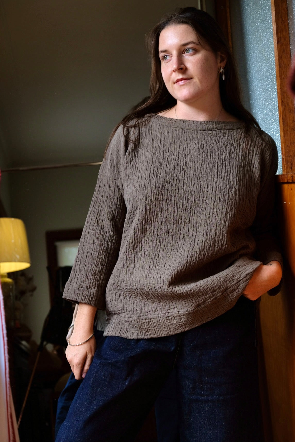 Quilpie Top - Khaki